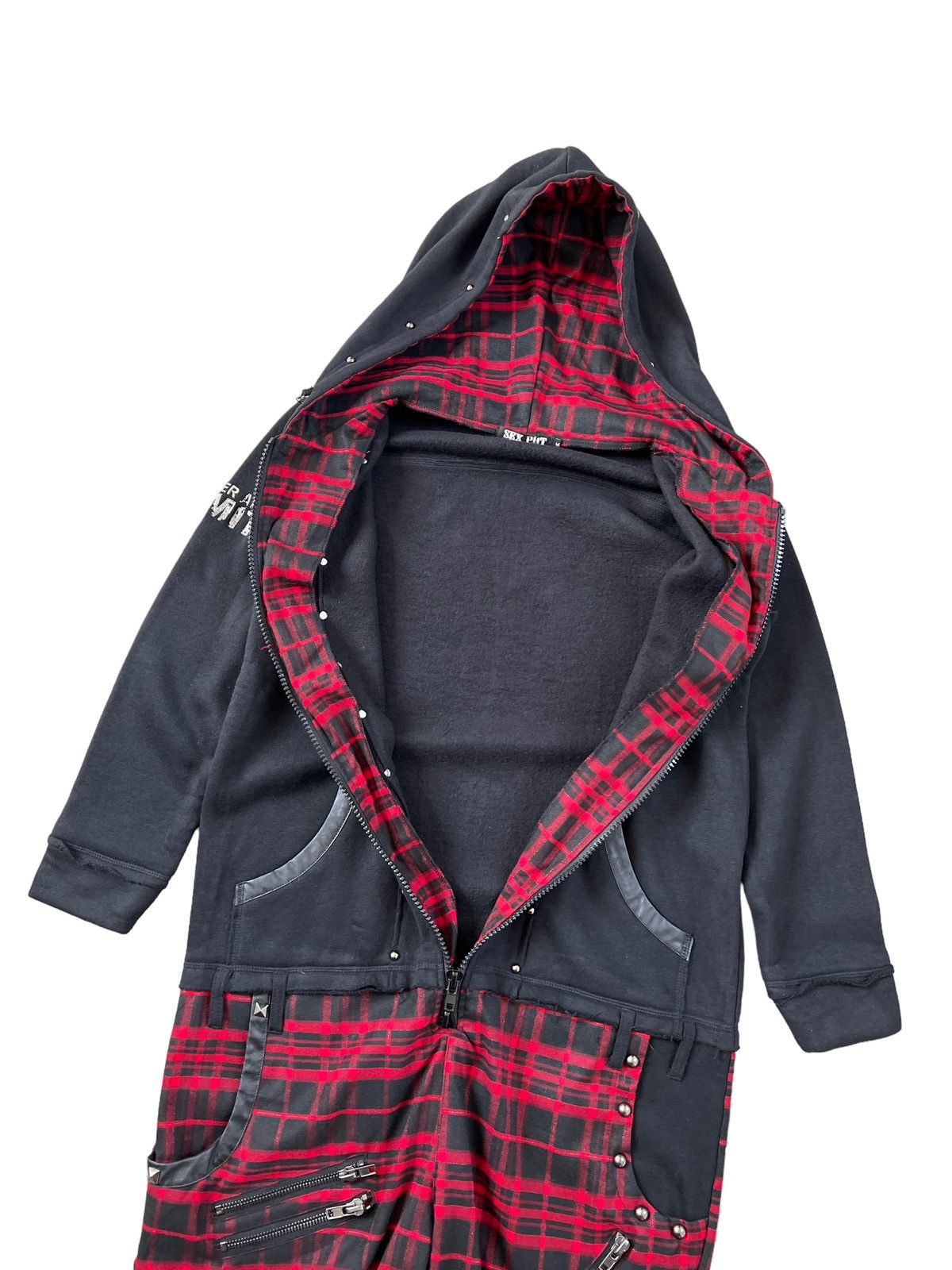 Sex Pot ReVeNGe Sex Pot Revenge Tartan Punk Jumpsuit Size US 34 / EU 50 - 13 Thumbnail