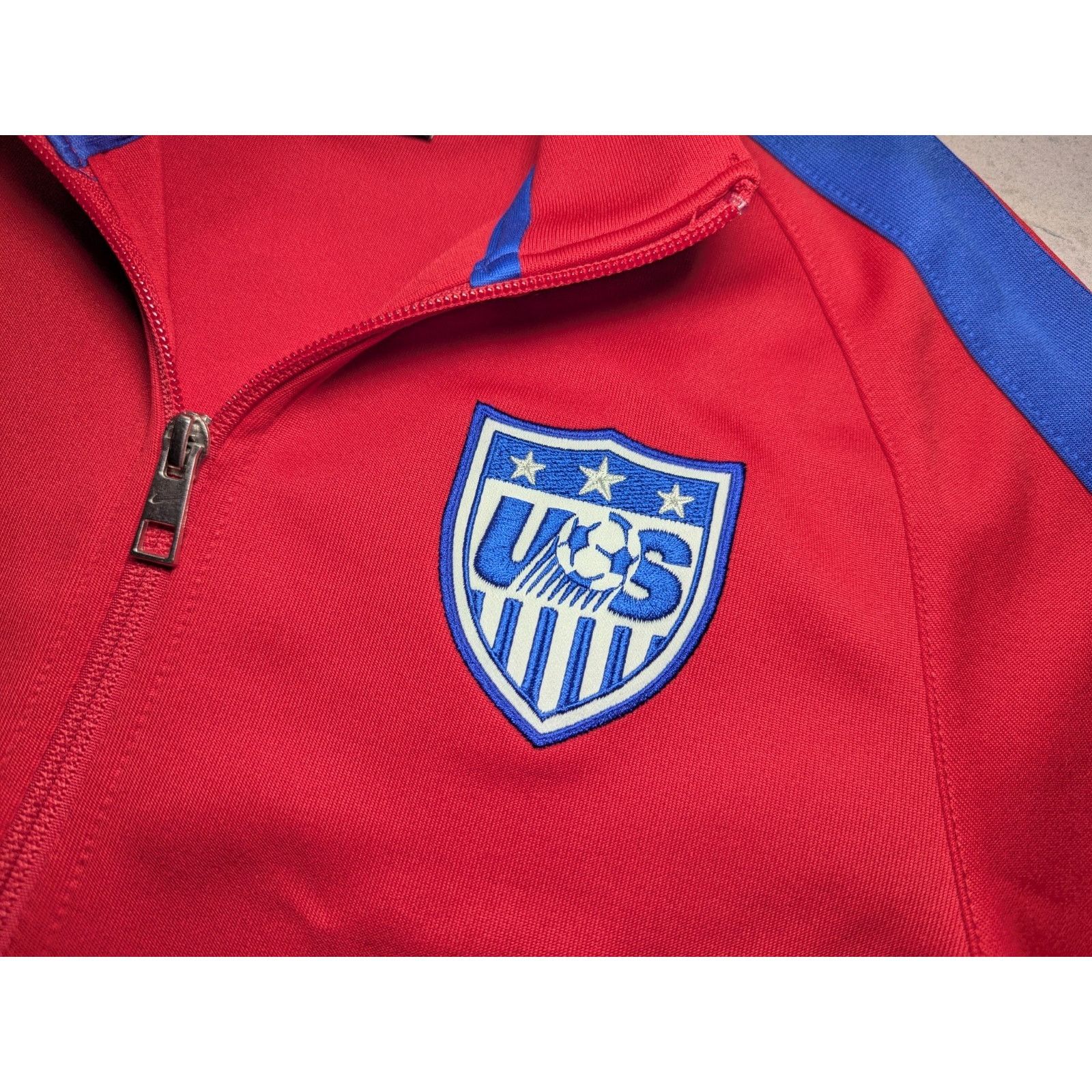 Nike Nike Men's Small USA Soccer Zip Jacket 2014 World Cup USMNT Size US S / EU 44-46 / 1 - 5 Thumbnail