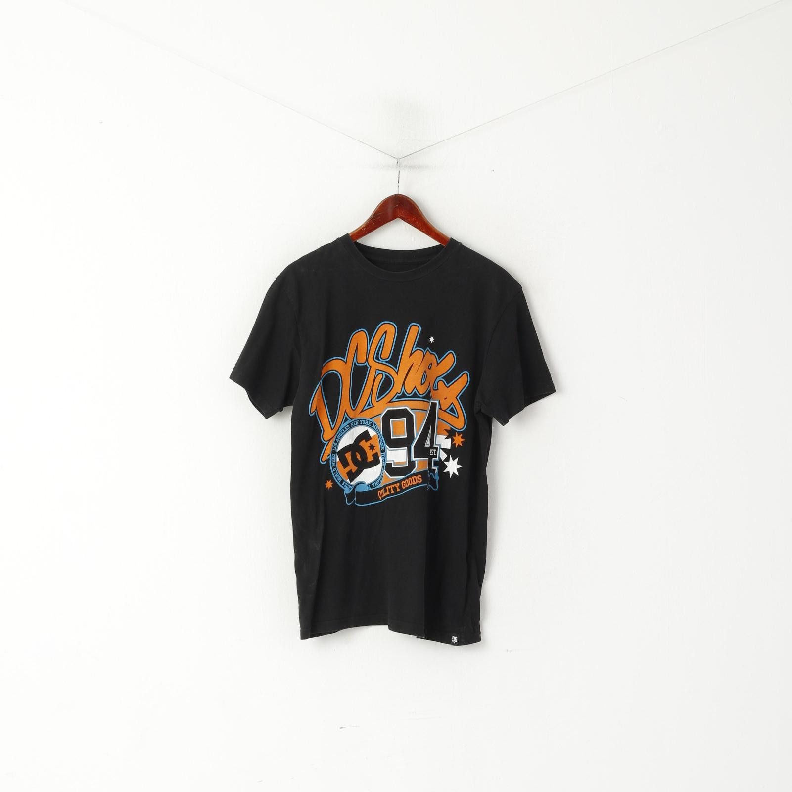 DC DC Men L Shirt Black Cotton Graphic 6419 Size US L / EU 52-54 / 3 - 2 Thumbnail