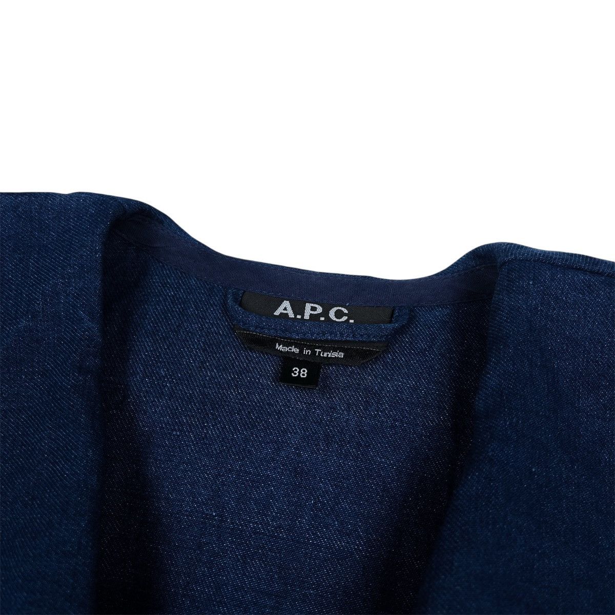 A.P.C. A.P.C. Indigo Denim Wrap Dress Size M / US 6-8 / IT 42-44 - 4 Thumbnail