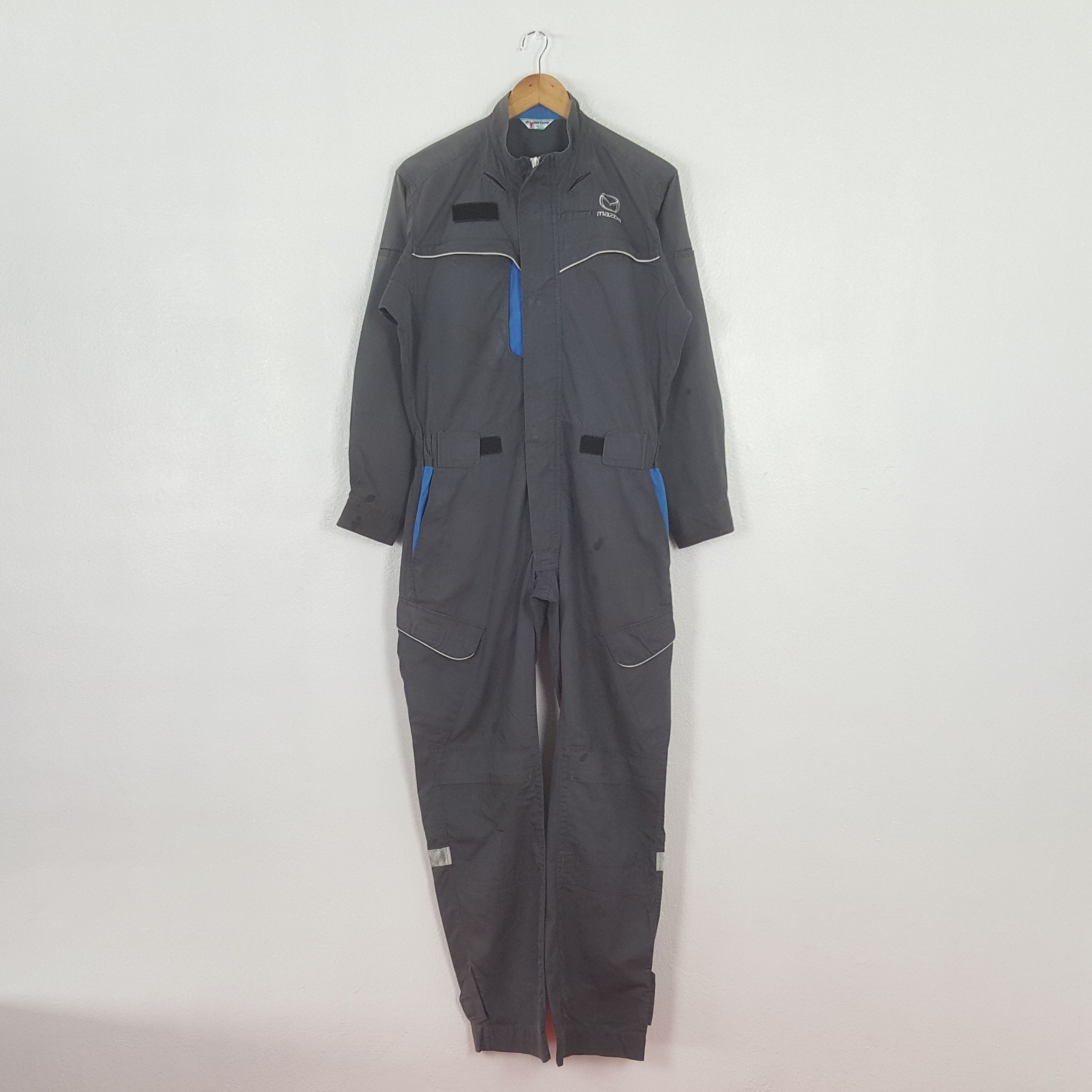 Vintage Vintage Mazda American Racing Coverall Jacket C304N10 Size US M / EU 48-50 / 2 - 4 Thumbnail