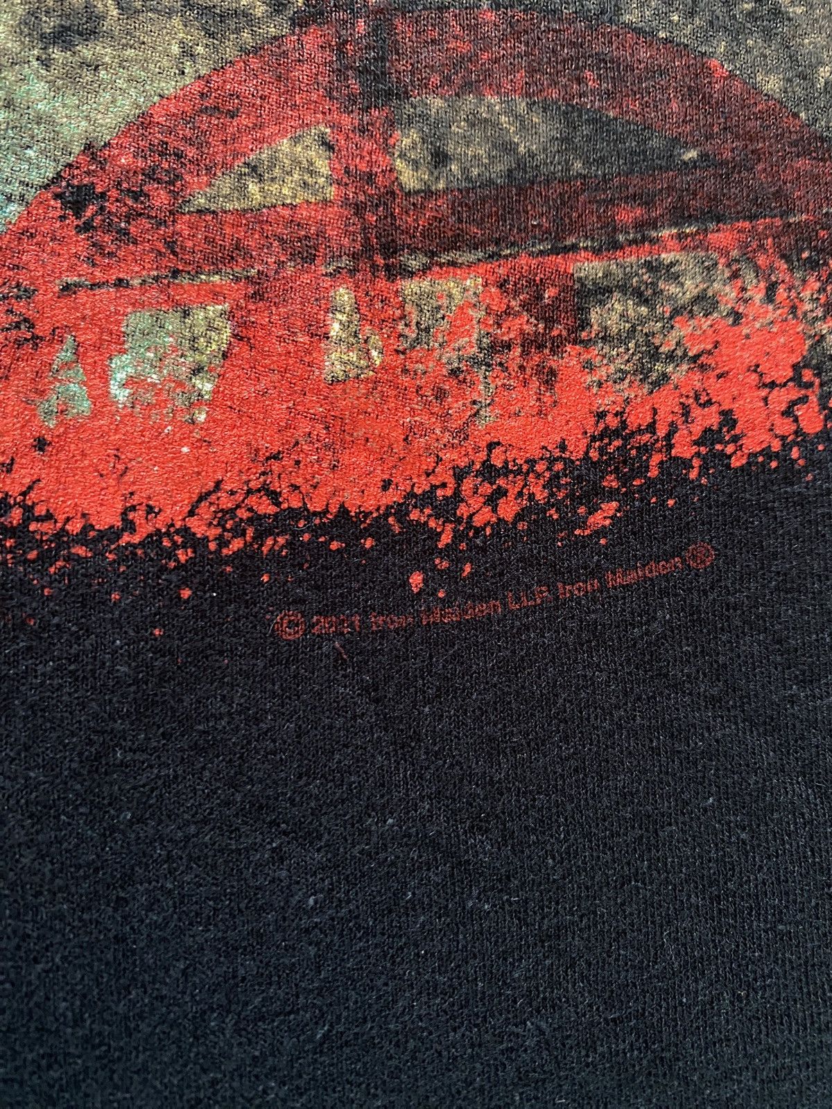 Band Tees × Vintage Vintage 2021 Iron Maiden Samurai Ninja Y2K T-Shirt Size US L / EU 52-54 / 3 - 4 Thumbnail