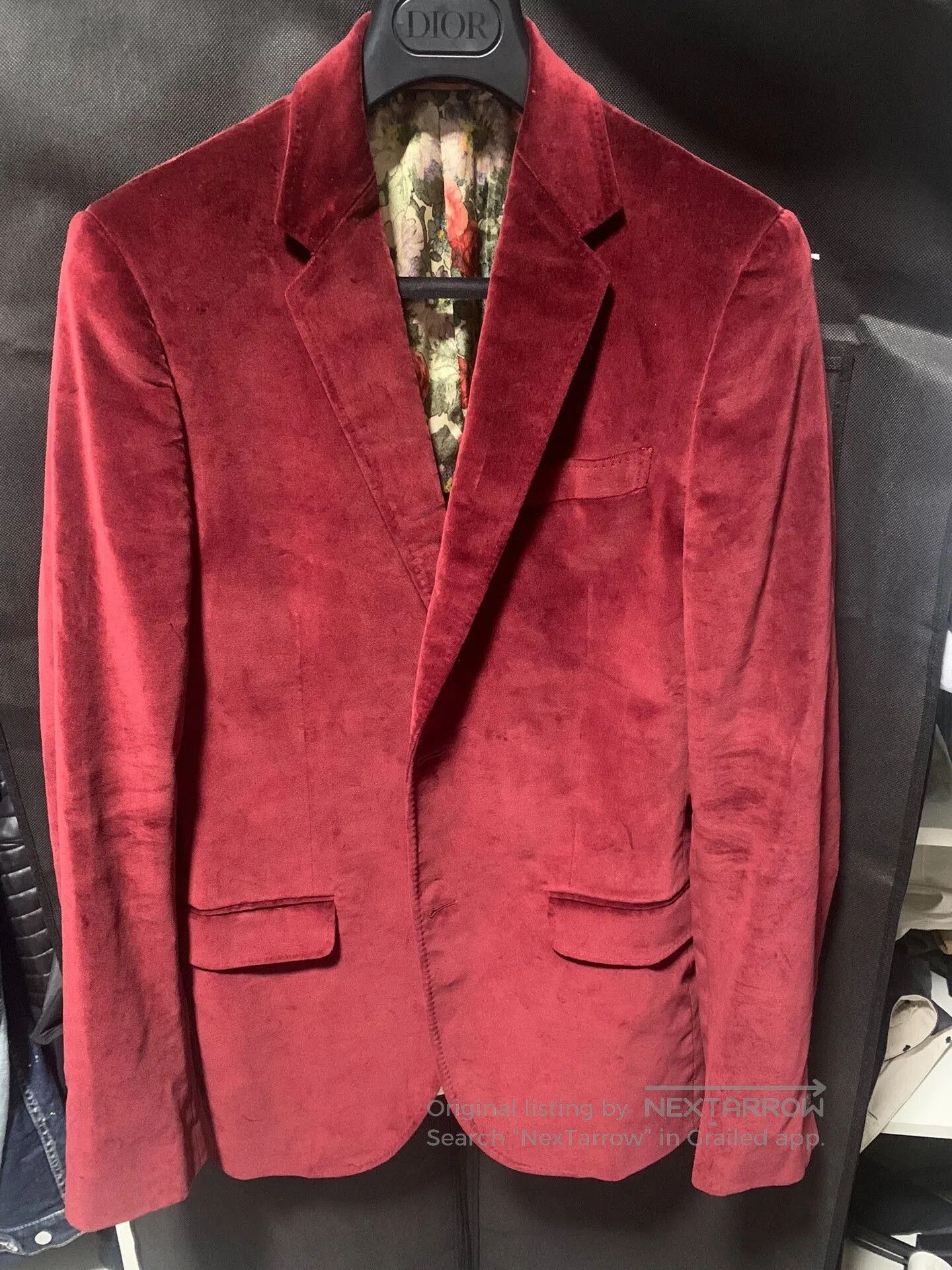 Gucci Gucci Red Velvet Single. Size US S / EU 44-46 / 1 - 1 Thumbnail