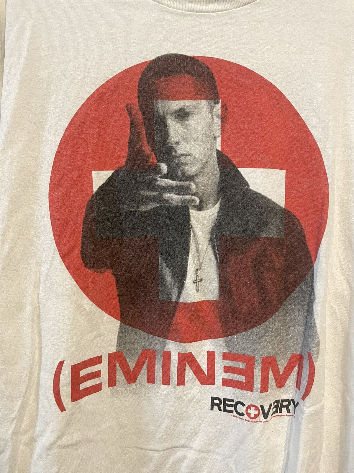 Eminem × Vintage Vtg Eminem Recovery Album Tshirt Size US XL / EU 56 / 4 - 2 Thumbnail