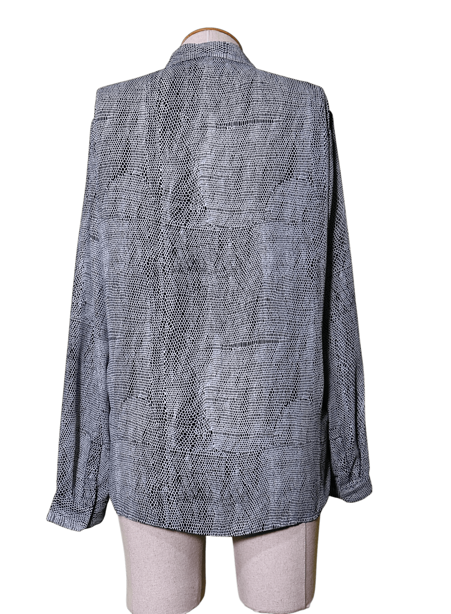 The Kooples Top Shirt Mesh Bleck/White Size L / US 10 / IT 46 - 4 Thumbnail