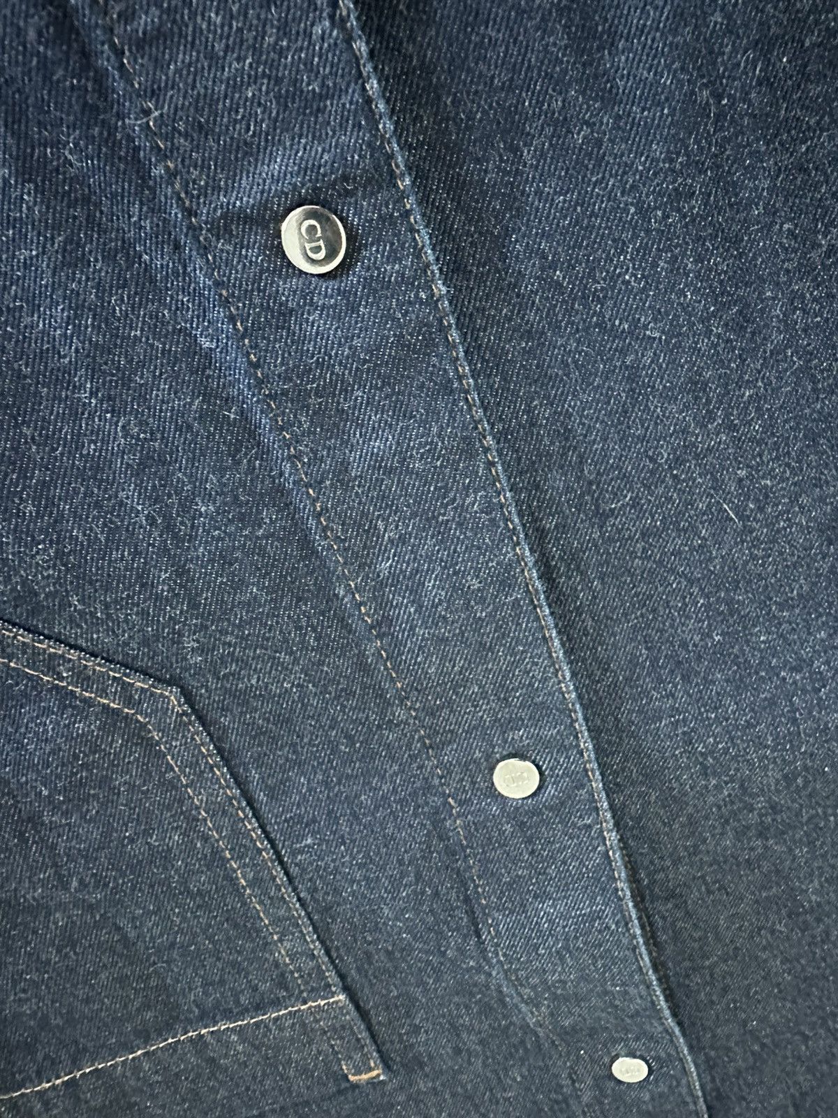 Dior Dior Denim Button Up Shirt Size US L / EU 52-54 / 3 - 5 Thumbnail