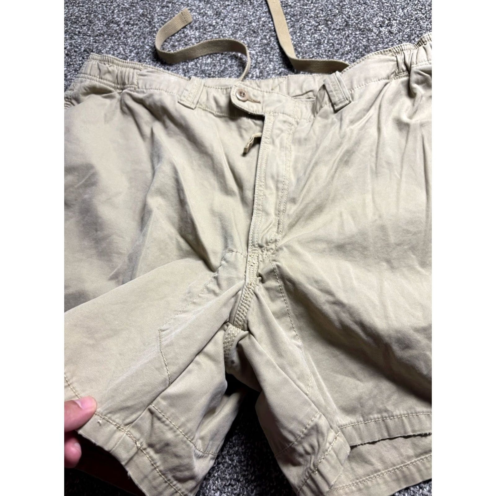 Polo Ralph Lauren Ralph Lauren Military Shorts Mens 1XB Brown Paratrooper Cotton Chino Zip Front Flat Front Pockets Casual 40 Regular Size 40 6in Inseam Size US 40 / EU 56 - 7 Thumbnail