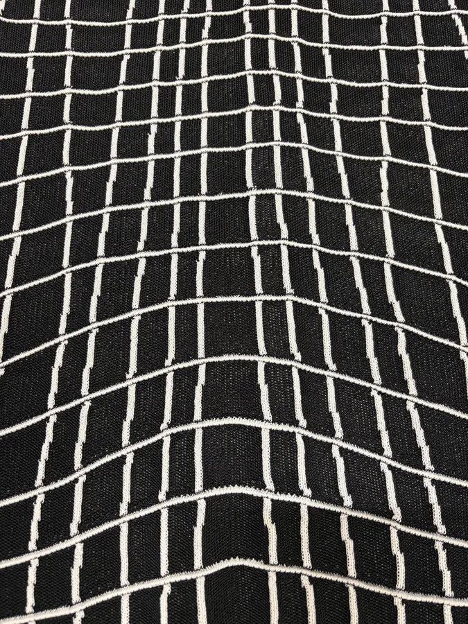 Balmain × Designer × Vintage Balmain Paris Black & White Contemporary Skirt Size 26" / US 2 / IT 38 - 5 Thumbnail