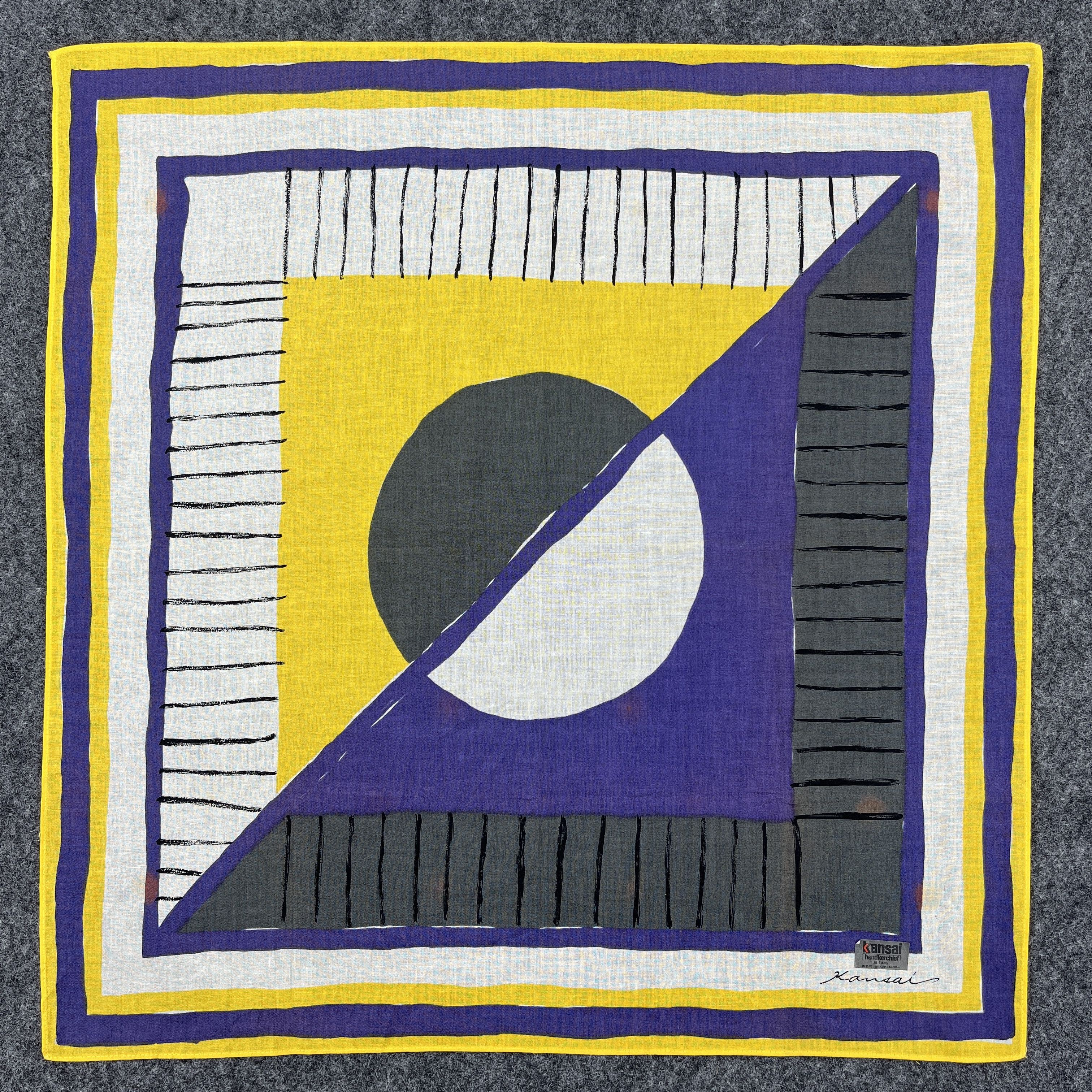 Japanese Brand Kansai Handkerchief / Bandana / Neckerchief B174 Size ONE SIZE - 1 Thumbnail