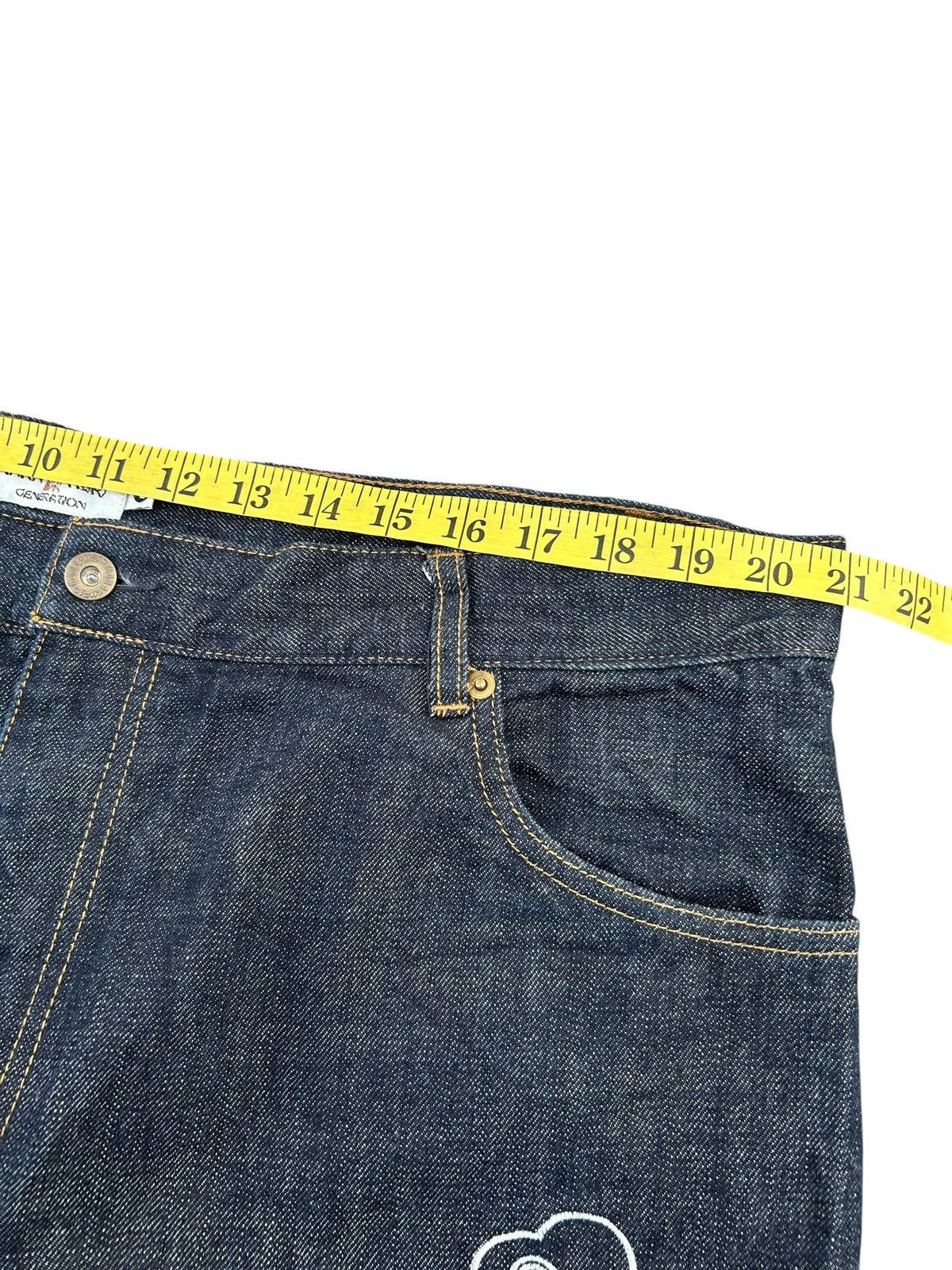 Kapital RARE' KARAKURI Japanese Embroidered Vintage Denim Jeans Size US 42 / EU 58 - 20 Thumbnail