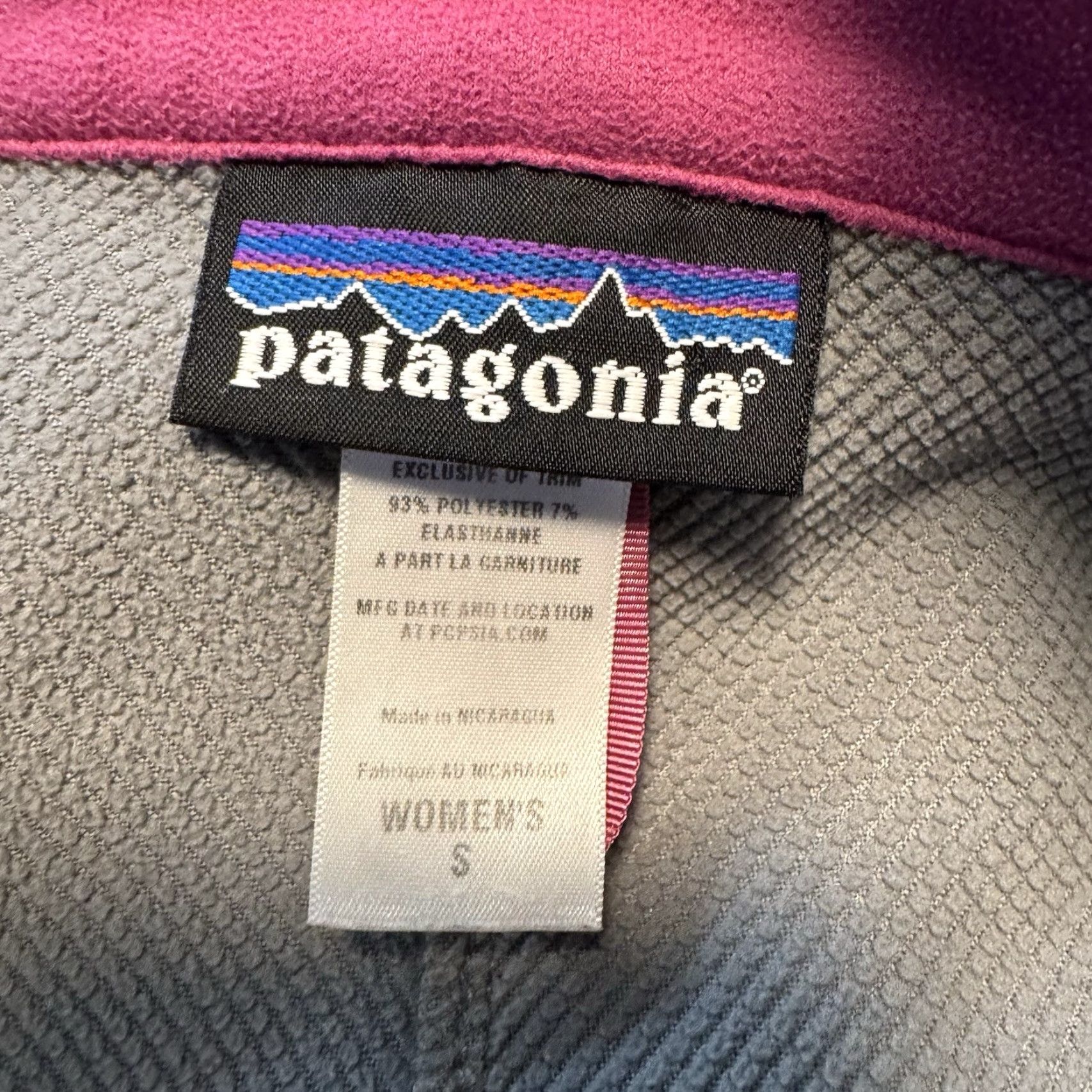 Patagonia Patagonia Women's Size Small Jacket Softshell Gray Pink Polartec Adze Classic Outdoor Womens Jacket Size S / US 4 / IT 40 - 5 Thumbnail