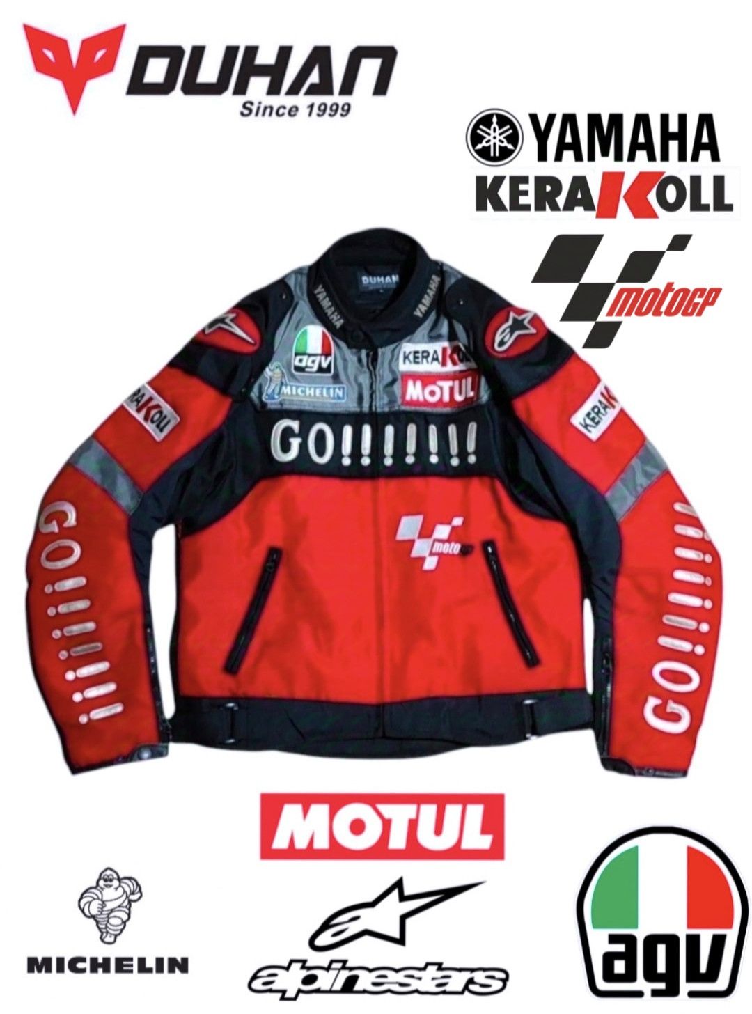 Alpinestars Vintage Racing DUHAN alpinestars Jacket W/Sponsor Patches Size US L / EU 52-54 / 3 - 1 Thumbnail