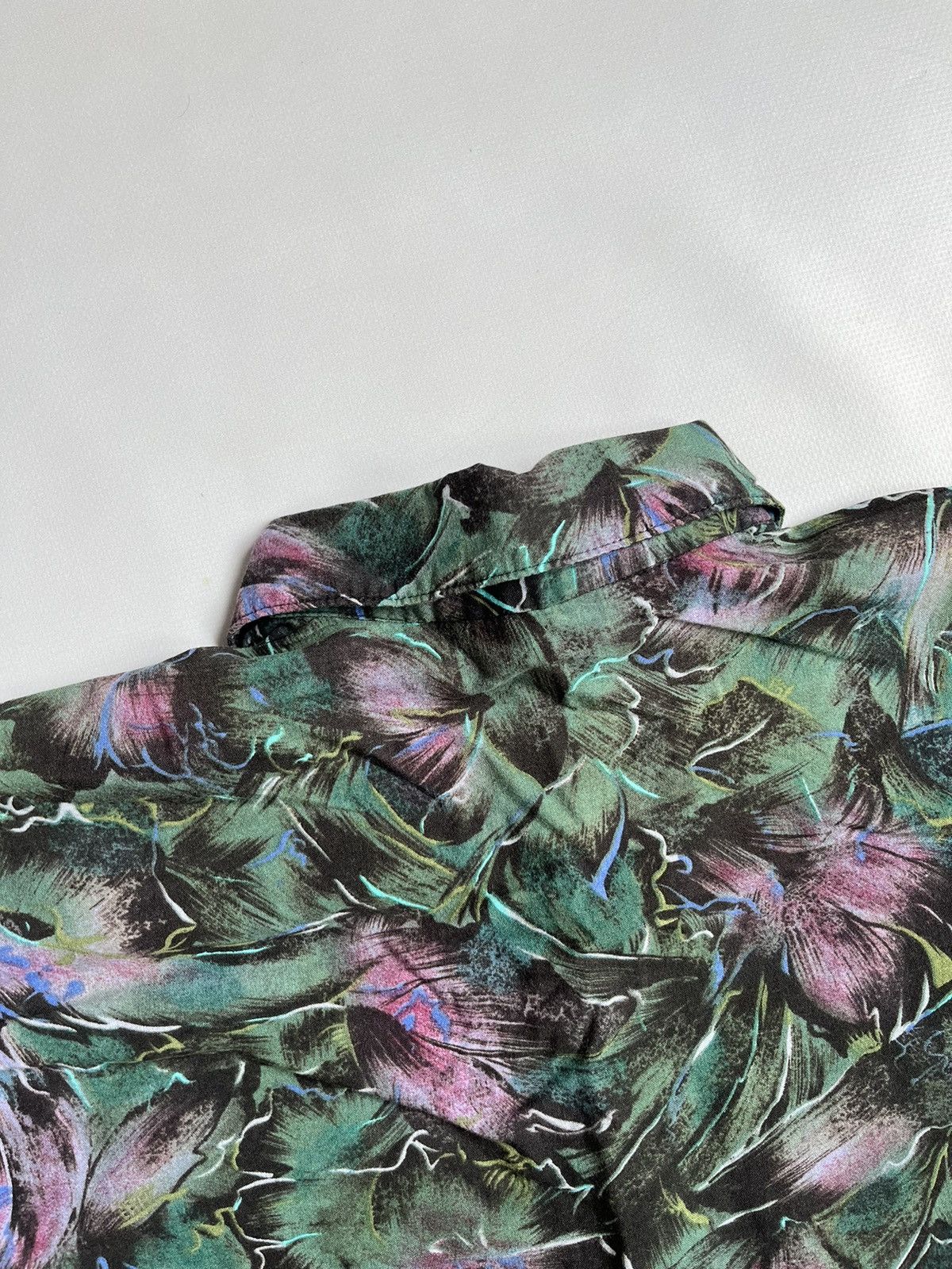 Towncraft Vintage 90s Towncraft Floral Rayon Usa Made Hawaiian Shirt Size US XL / EU 56 / 4 - 16 Thumbnail
