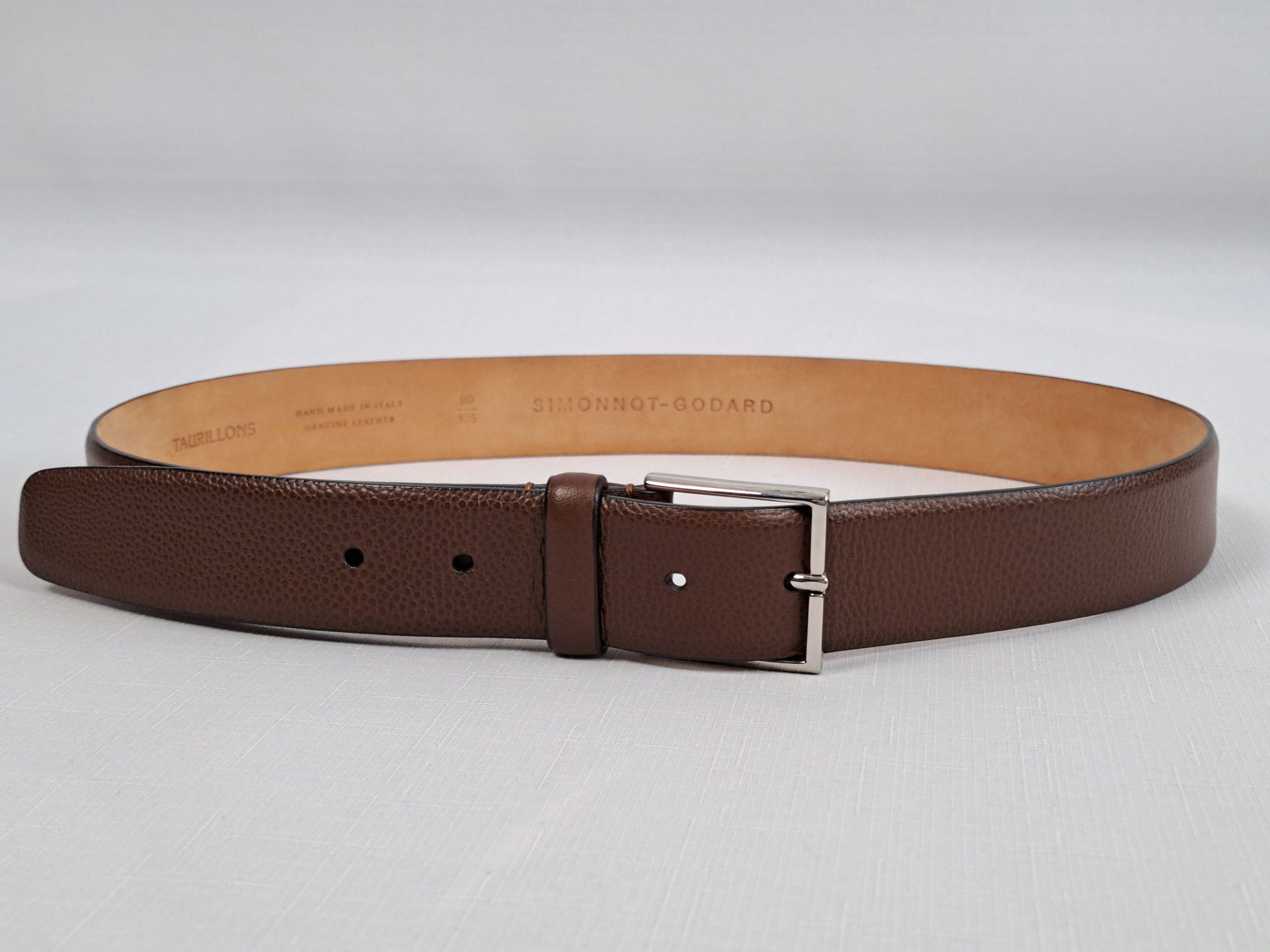 Other Simonnot Godard men's leather belt. Made in Italy Size ONE SIZE - 3 Thumbnail