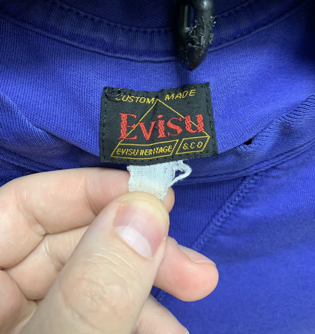 Evisu Evisu Japanese brand blue t-shirt L sz vintage Size US L / EU 52-54 / 3 - 7 Thumbnail