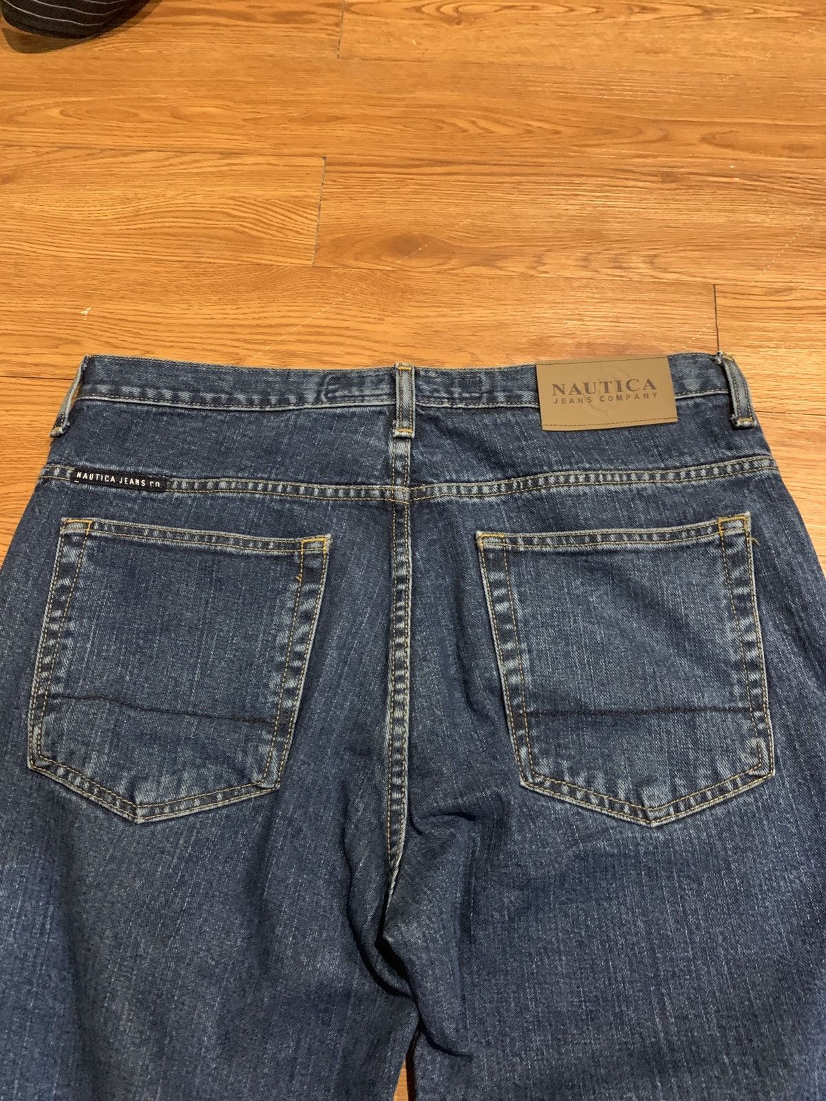 Nautica × Vintage baggy y2k skater “nautica” jeans Size US 35 - 5 Thumbnail