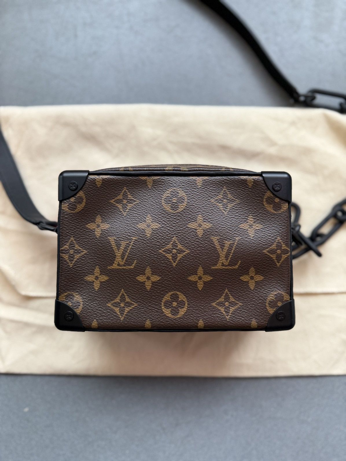 Louis Vuitton Louis Vuitton Mini Soft Orange Chain Monogram Brown Bag Size ONE SIZE - 9 Thumbnail