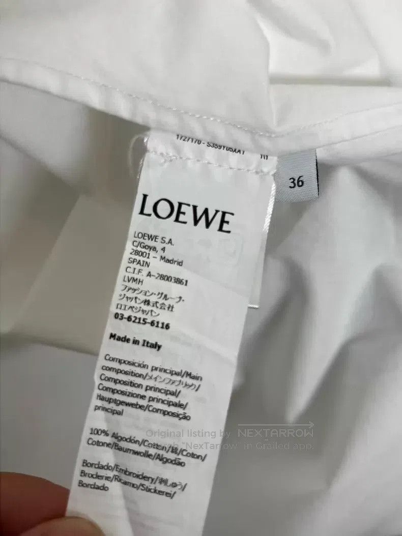Loewe Loewe Women's Sleeveless Shirt Size XS / US 0-2 / IT 36-38 - 4 Thumbnail