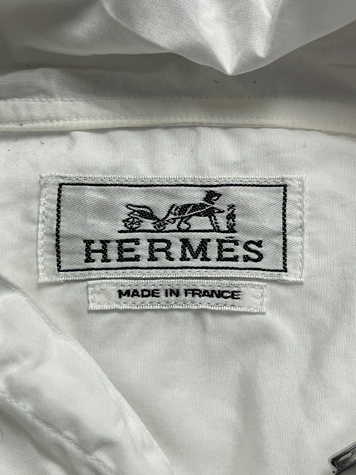Hermes Hermes Long Sleeve Shirt with Hoodie Size US M / EU 48-50 / 2 - 15 Thumbnail