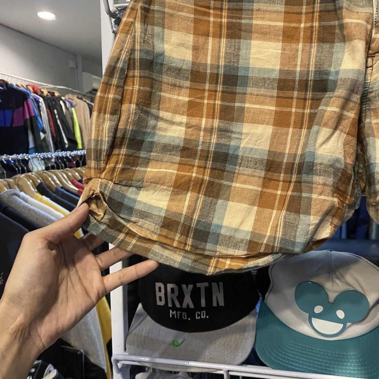 Kapital Kapital brown plaid shorts 28 Size US 28 / EU 44 - 6 Thumbnail