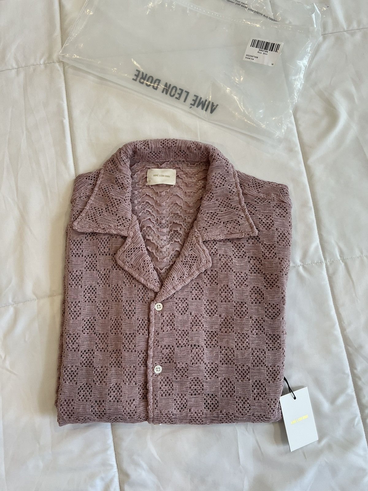 Aime Leon Dore Aime Leon Dore Rico shirt medium lavender Size US M / EU 48-50 / 2 - 2 Thumbnail