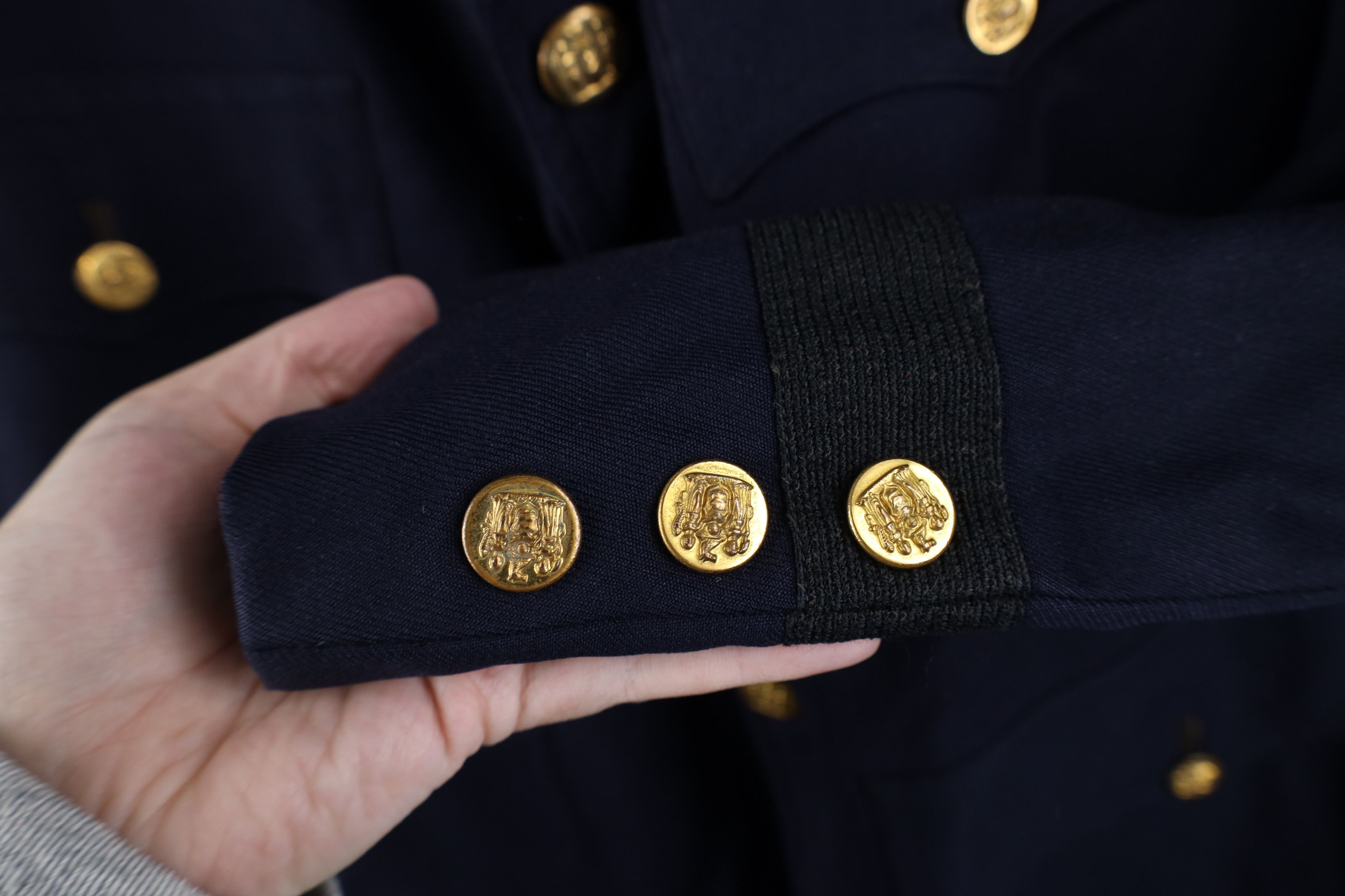 Vintage Vintage 60s Perth Amboy Police Uniform Jacket Coat Wool USA Size US XXL / EU 58 / 5 - 5 Thumbnail