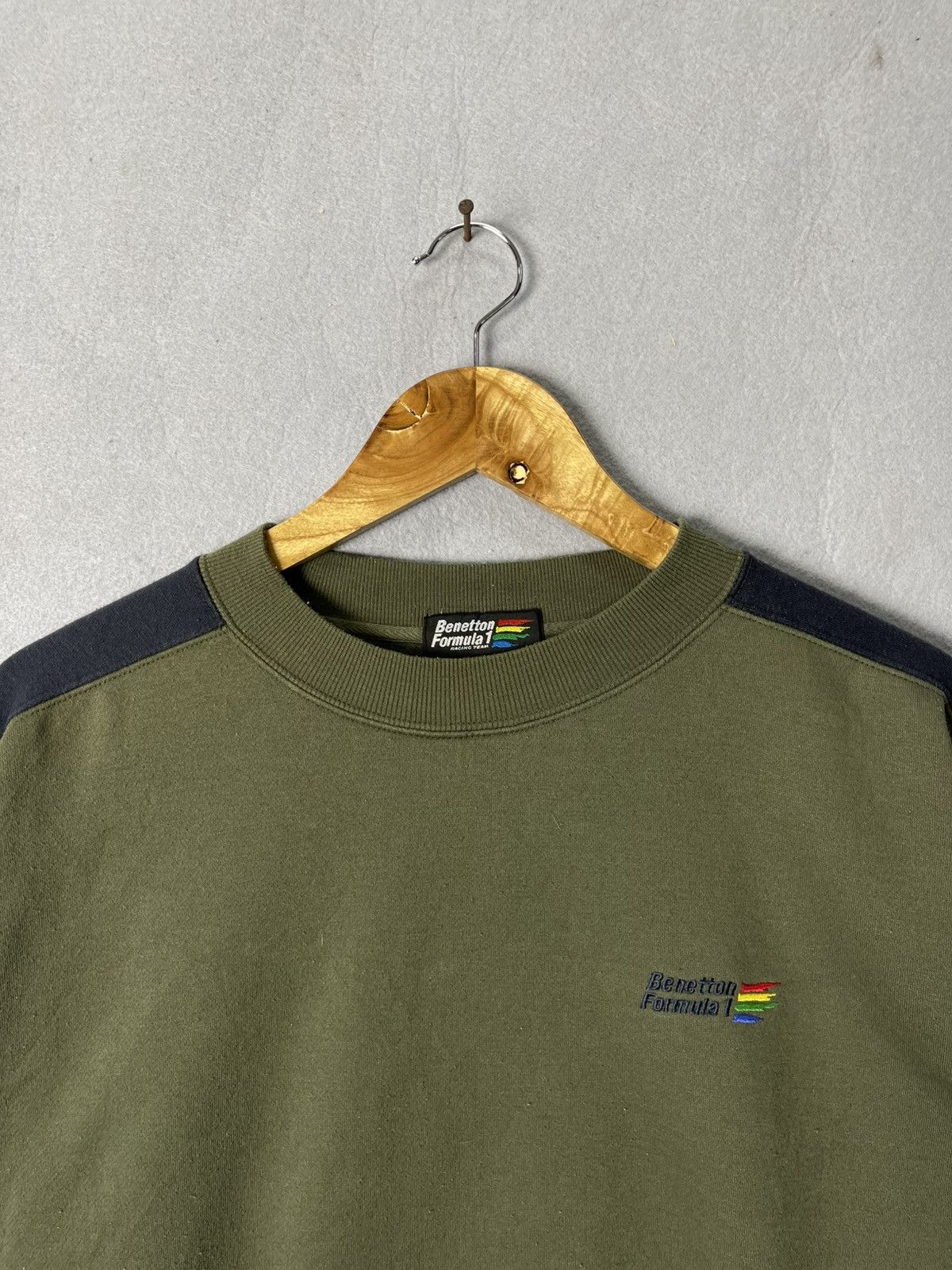 Benetton Vintage Benetton Formula 1 Racing Team Crewneck Sweatshirt Size US L / EU 52-54 / 3 - 2 Thumbnail