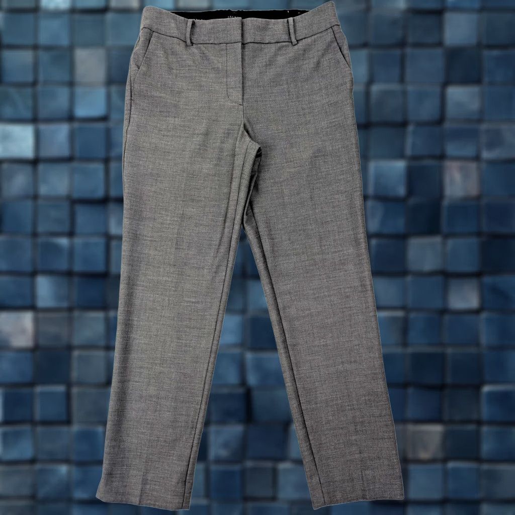Talbots Talbots Heritage Jeans, Women 10 - 33x28.5, Gray Ankle Slim Cotton Elastane Denim Slacks EUC Size 32" / US 10 / IT 46 - 1 Thumbnail
