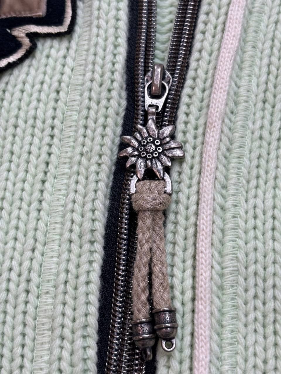 Vintage Hell is for Heroes Virgin Wool Zip Cardigan / Made in Italy Size M / US 6-8 / IT 42-44 - 8 Thumbnail