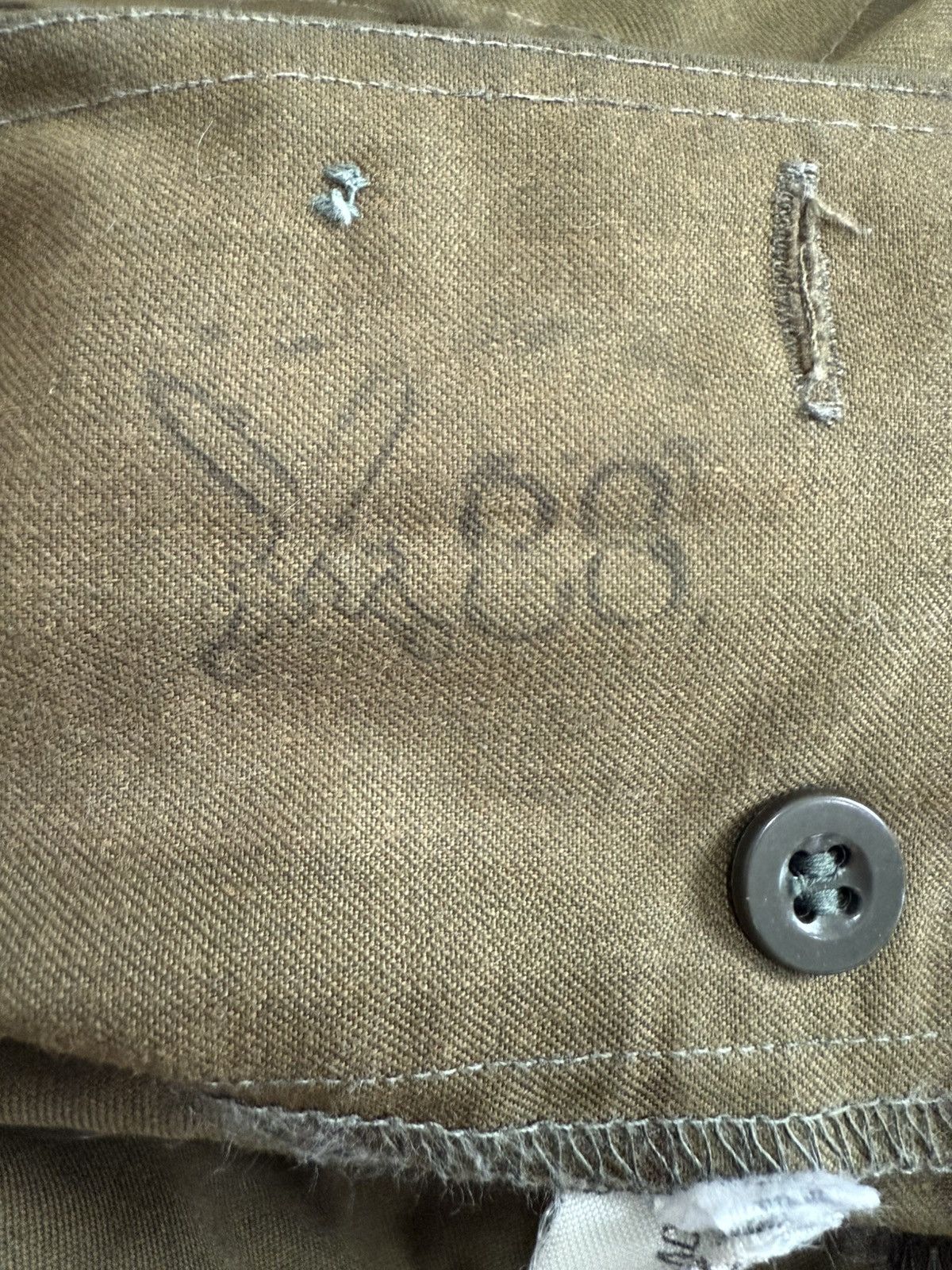 Buzz Rickson's Vintage Poland Marine Tactical Trousers Double Knee RARE Size US 36 / EU 52 - 10 Thumbnail