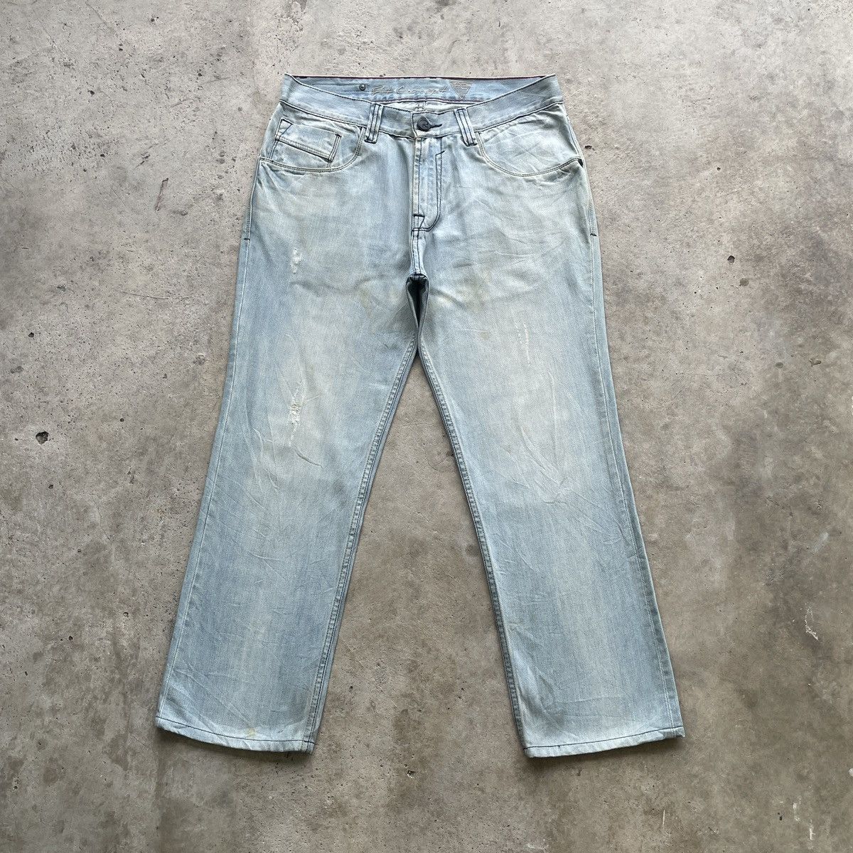 Japanese Brand W33x27 Vintage Japanese Denim Faded Jeans Pants Size US 33 - 1 Thumbnail