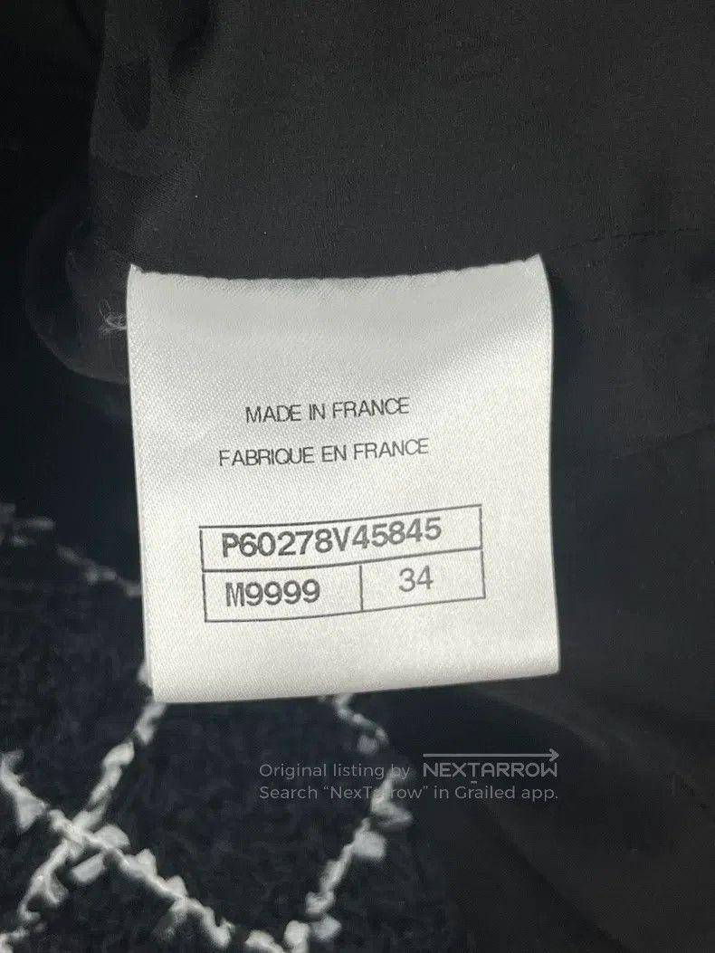 Chanel Chanel Cruise series black and white plaid tweed jacket Size XXS / US 00 / IT 34 - 5 Thumbnail