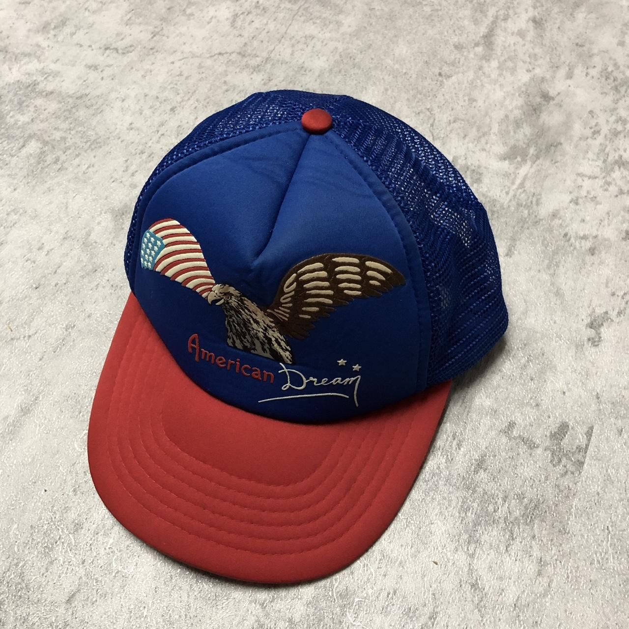 Other American Dream trucker hat in blue and red Size ONE SIZE - 1 Thumbnail