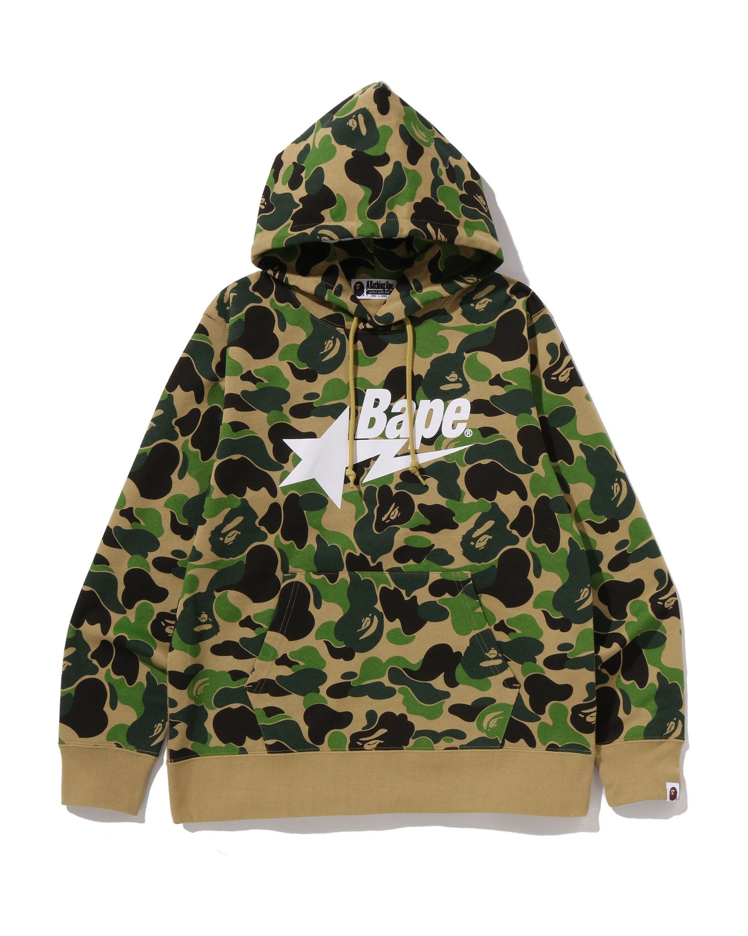 Bape Bape Light Green Camo Sta Hoodie | Grailed