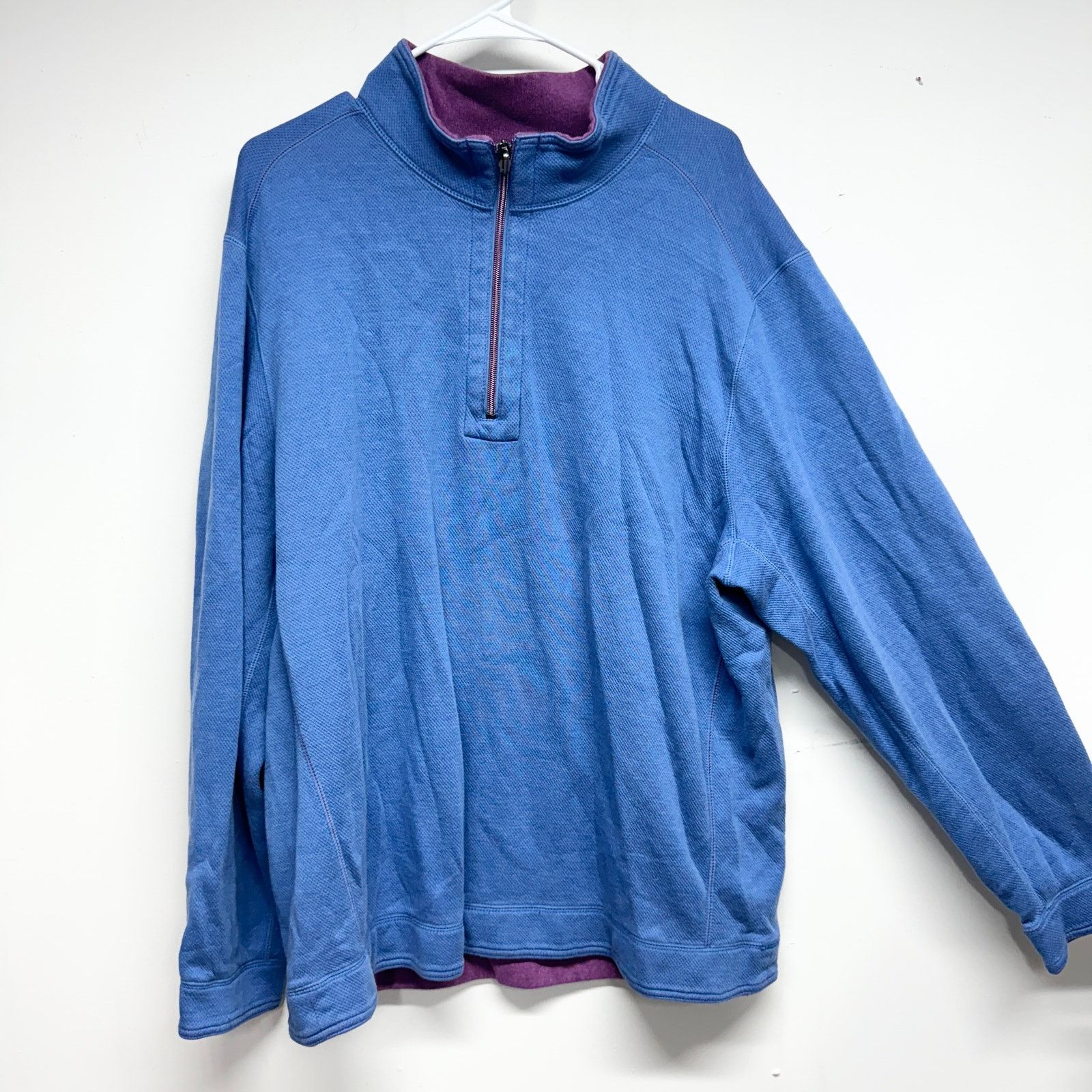 Tommy Bahama Tommy Bahama Reversible 1/4 Zip Sweater, Flip Side, Size 2X Size US XXL / EU 58 / 5 - 1 Thumbnail