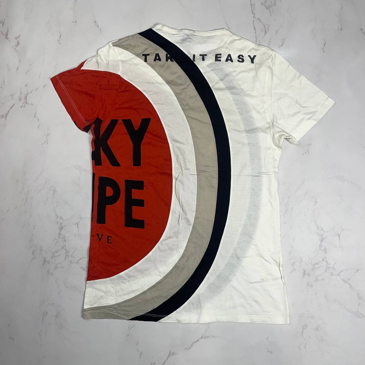 Vintage Band Tees × Vintage Other Lucky Stripe T-Shirt S Size Size US S / EU 44-46 / 1 - 8 Thumbnail