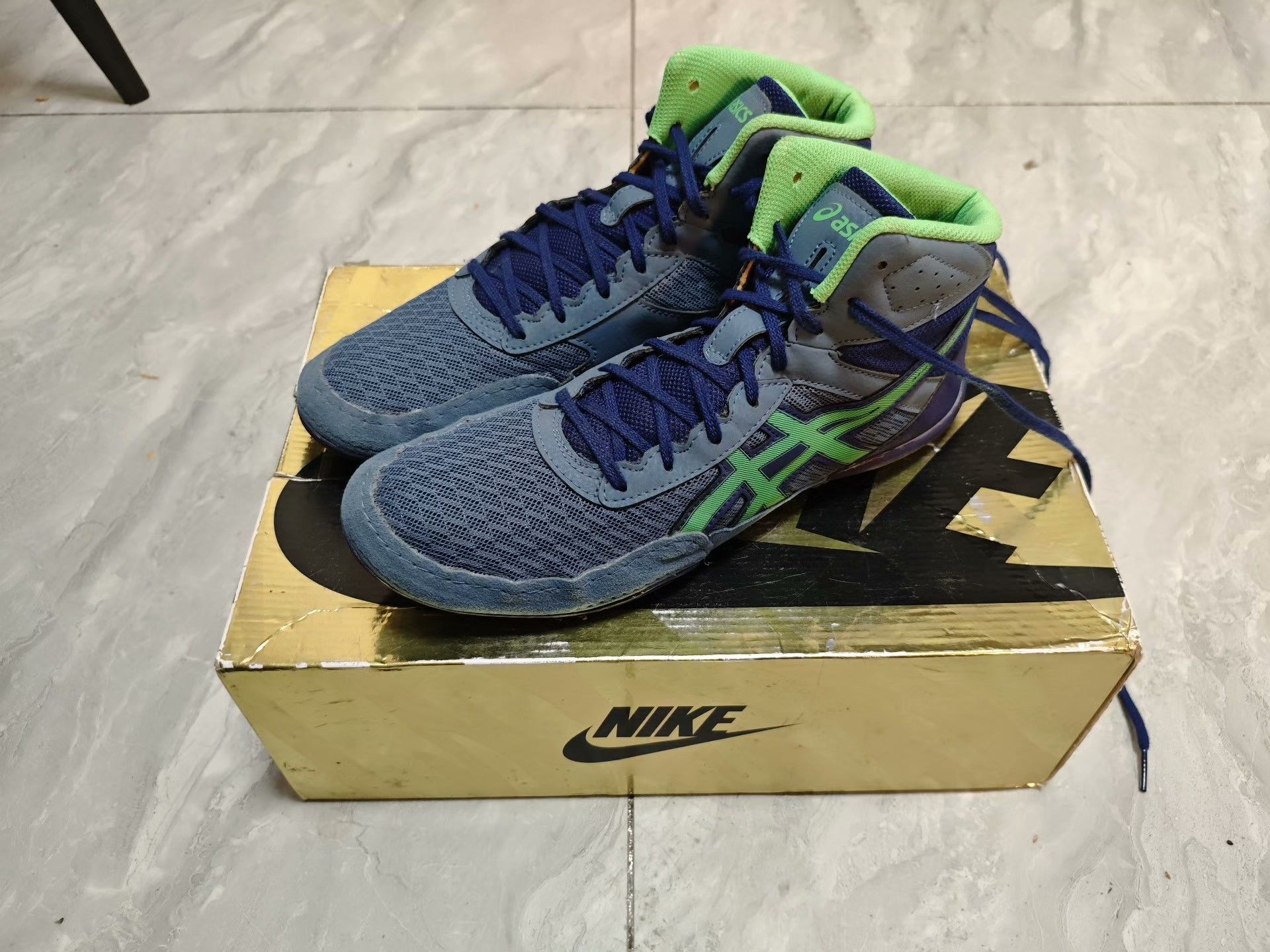 Asics Asics Green Lowtop Sneakers 9.5 Men Size US 9.5 / EU 42-43 - 1 Thumbnail