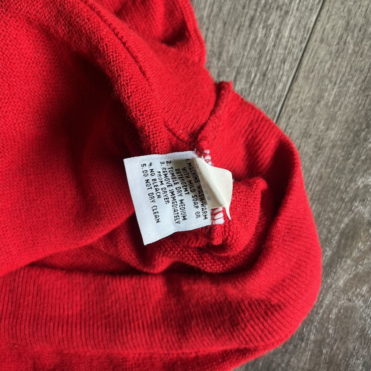 Lacoste × Vintage Vintage 1970s Izod Lacoste Acrylic Cardigan Sweater Red V Size US M / EU 48-50 / 2 - 5 Thumbnail