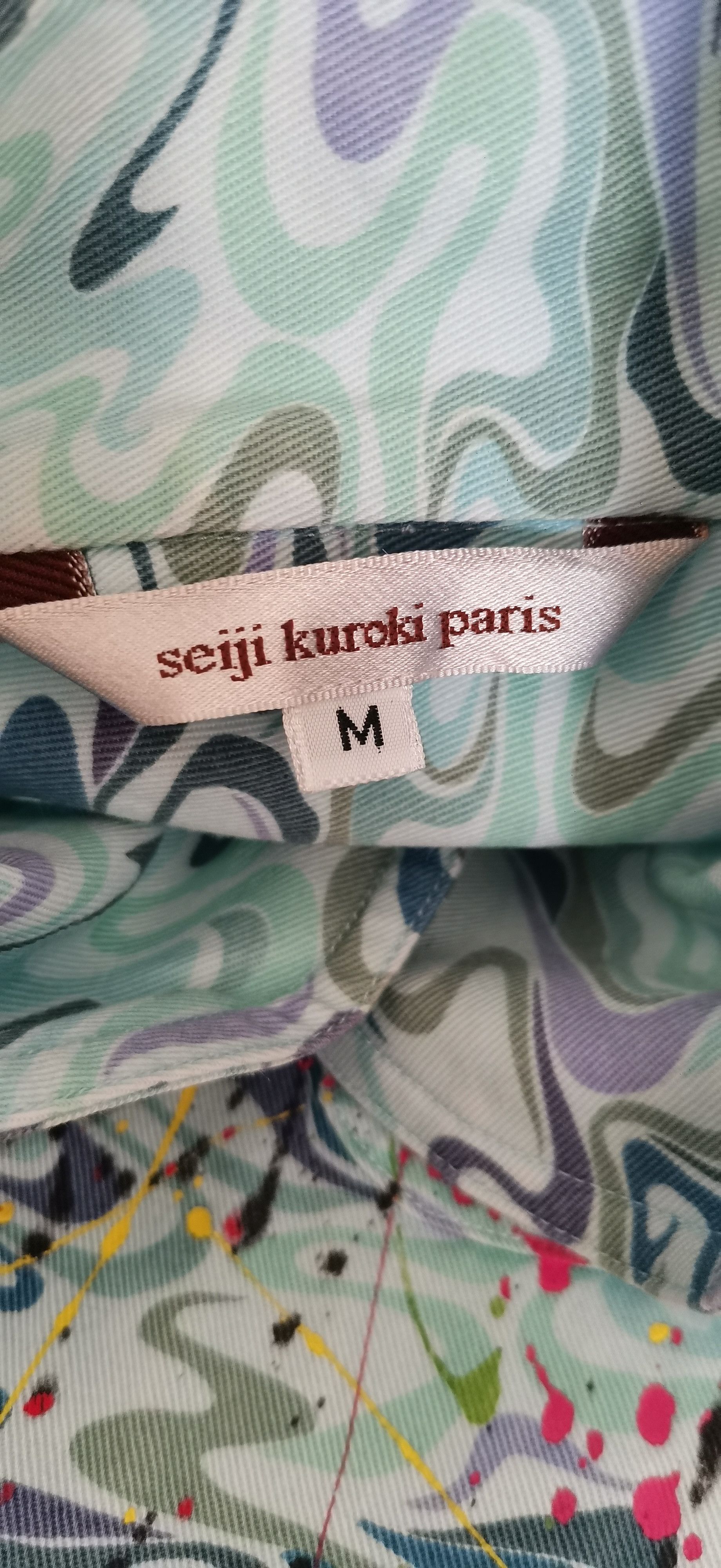 Japanese Brand Seiji kuroki Paris art design M Size US M / EU 48-50 / 2 - 3 Thumbnail