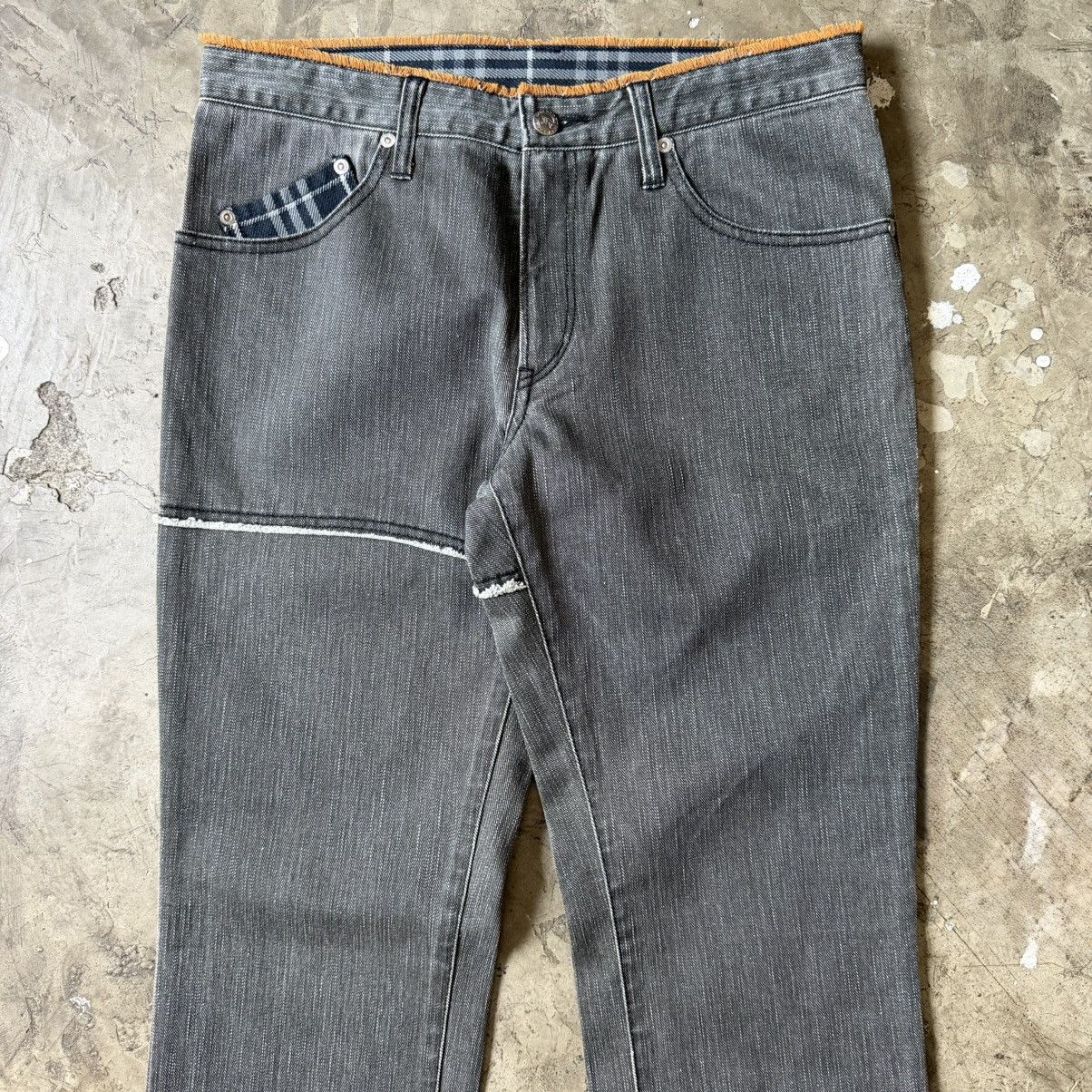 Burberry Burberry Blue Label - Distressed Patchwork Jeans Size US 31 - 3 Thumbnail