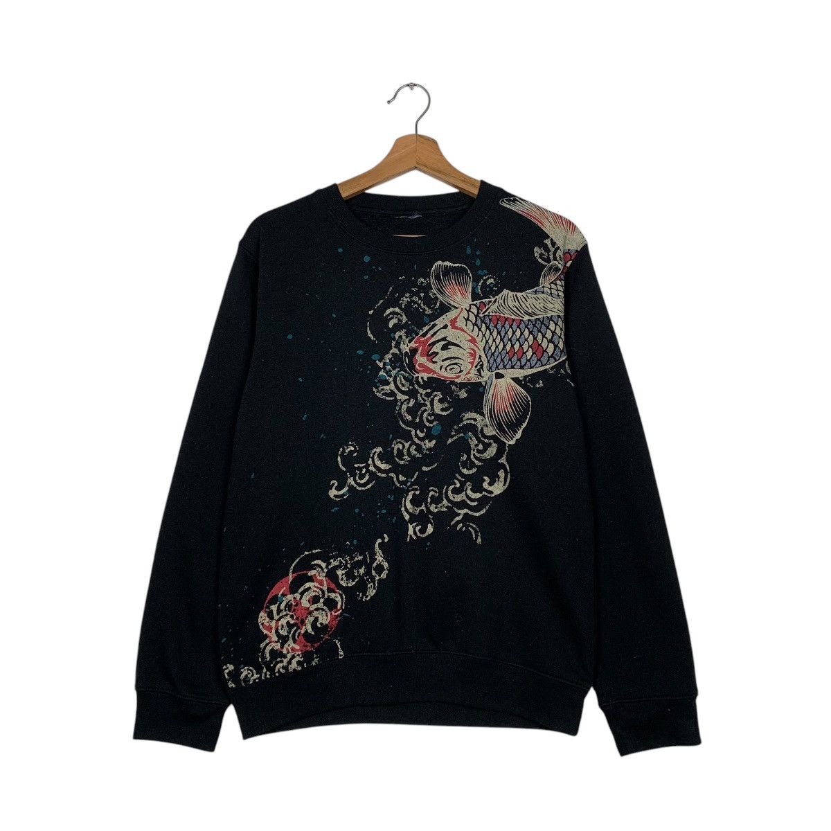Japanese Brand Japanese Brand Sukajan Koi Fish Sweatshirt Size US M / EU 48-50 / 2 - 1 Thumbnail