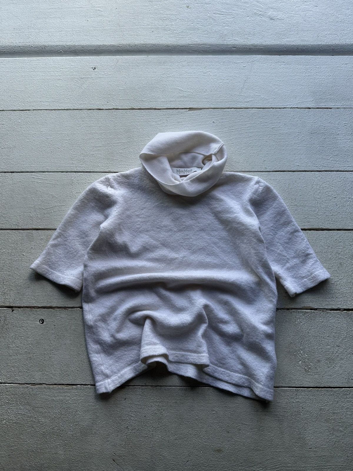 Max Mara 🚨Vintage Max Mara Leisure Women's JUMPER Sweater white cream Size XS / US 0-2 / IT 36-38 - 1 Thumbnail