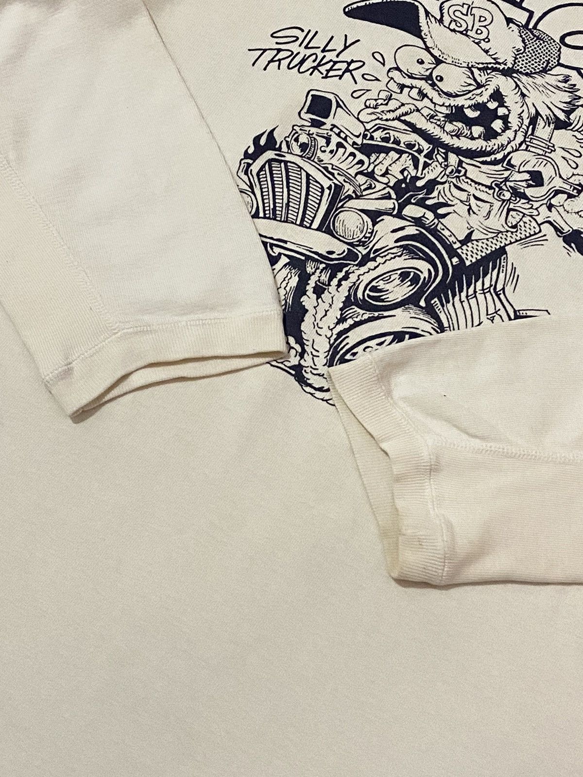 Japanese Brand × Pherrow's × Vintage STORMY BLUE BY PHEROWS SILLY TRUCKER GRAPHIC LONGSLEEVE Size US L / EU 52-54 / 3 - 8 Thumbnail