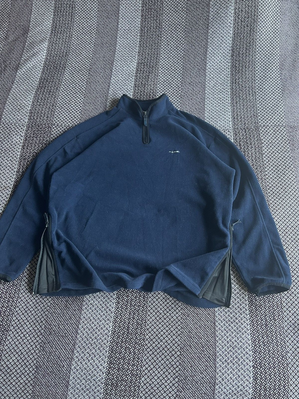 Nike × Vintage Vintage Nike 1/4 Zip Up Fleece Hoodie Streetwear Style SZ XL Size US XL / EU 56 / 4 - 7 Thumbnail