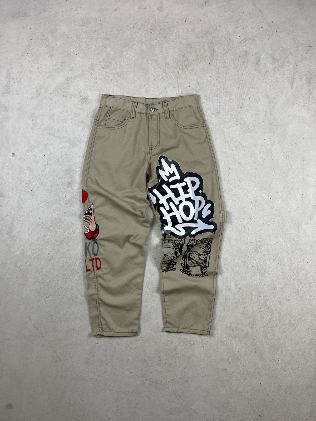 Vintage Y2K Ecko Hip-Hop Spray Paint Pants Size US 28 / EU 44 - 1 Thumbnail