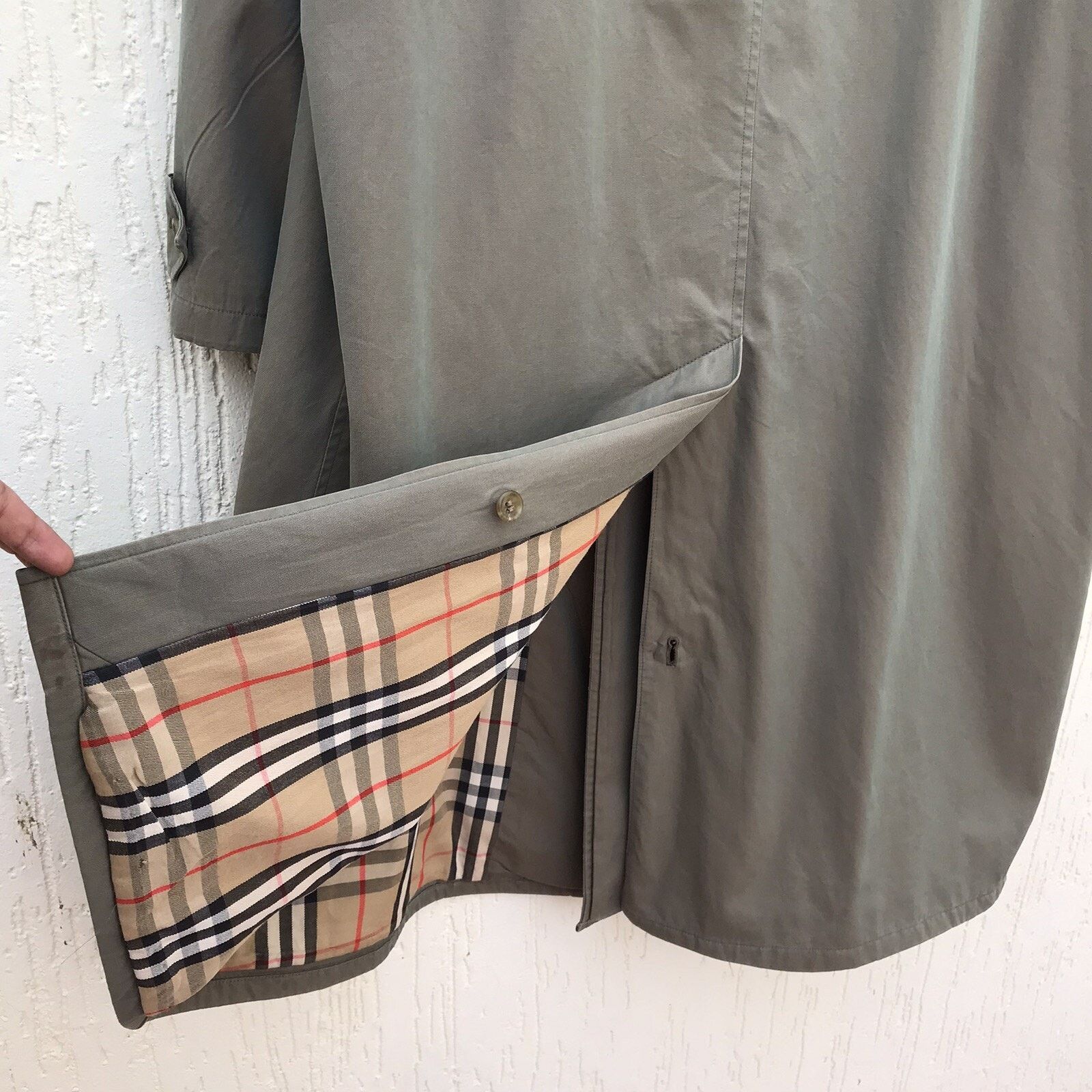 Burberry vintage Burberry Trench Coat Nova Check made in england Size US XL / EU 56 / 4 - 7 Thumbnail
