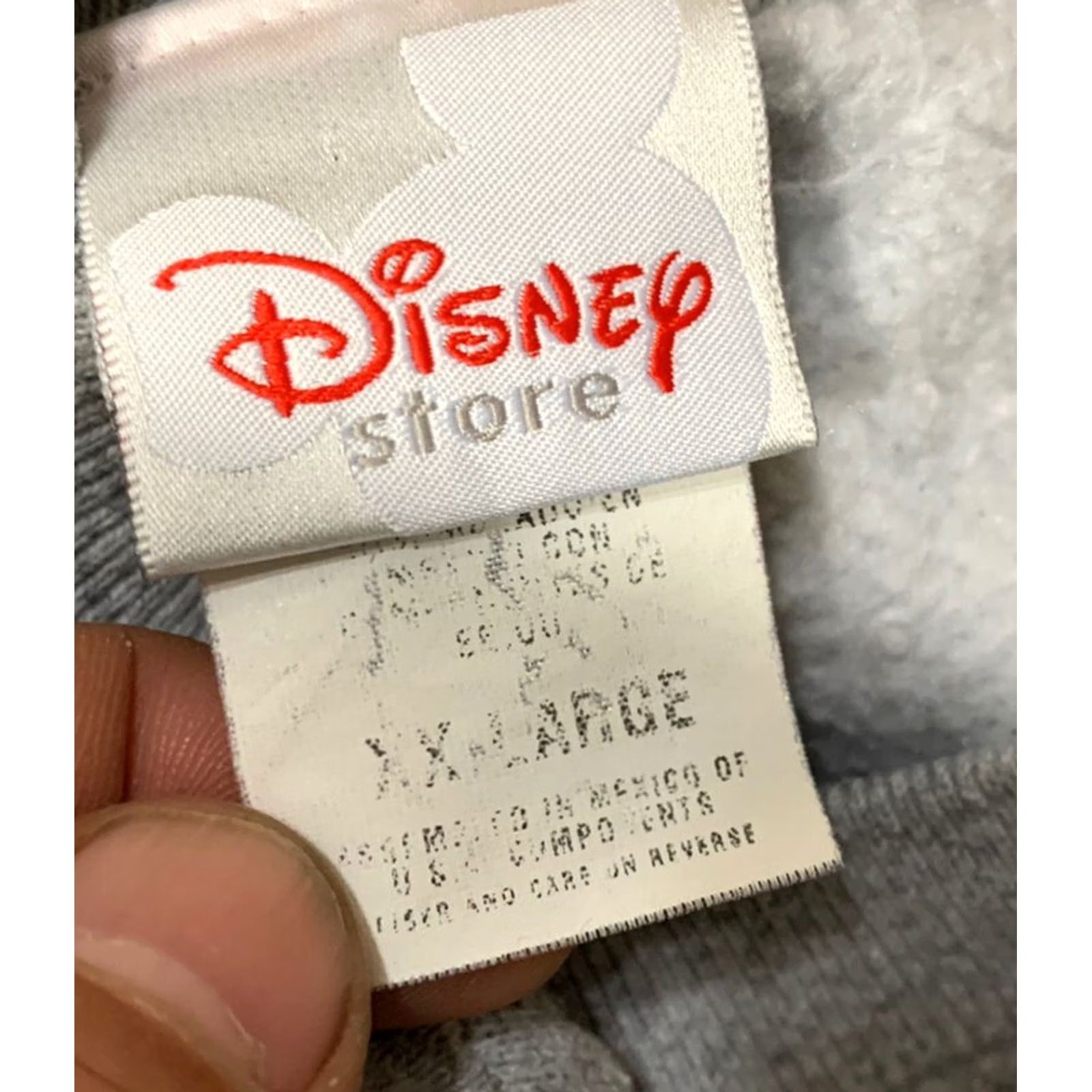 Disney Disney Mickey Mouse Crewneck Sweatshirt 2XL Gray Embroidered Pullover Mens Size US XXL / EU 58 / 5 - 3 Thumbnail