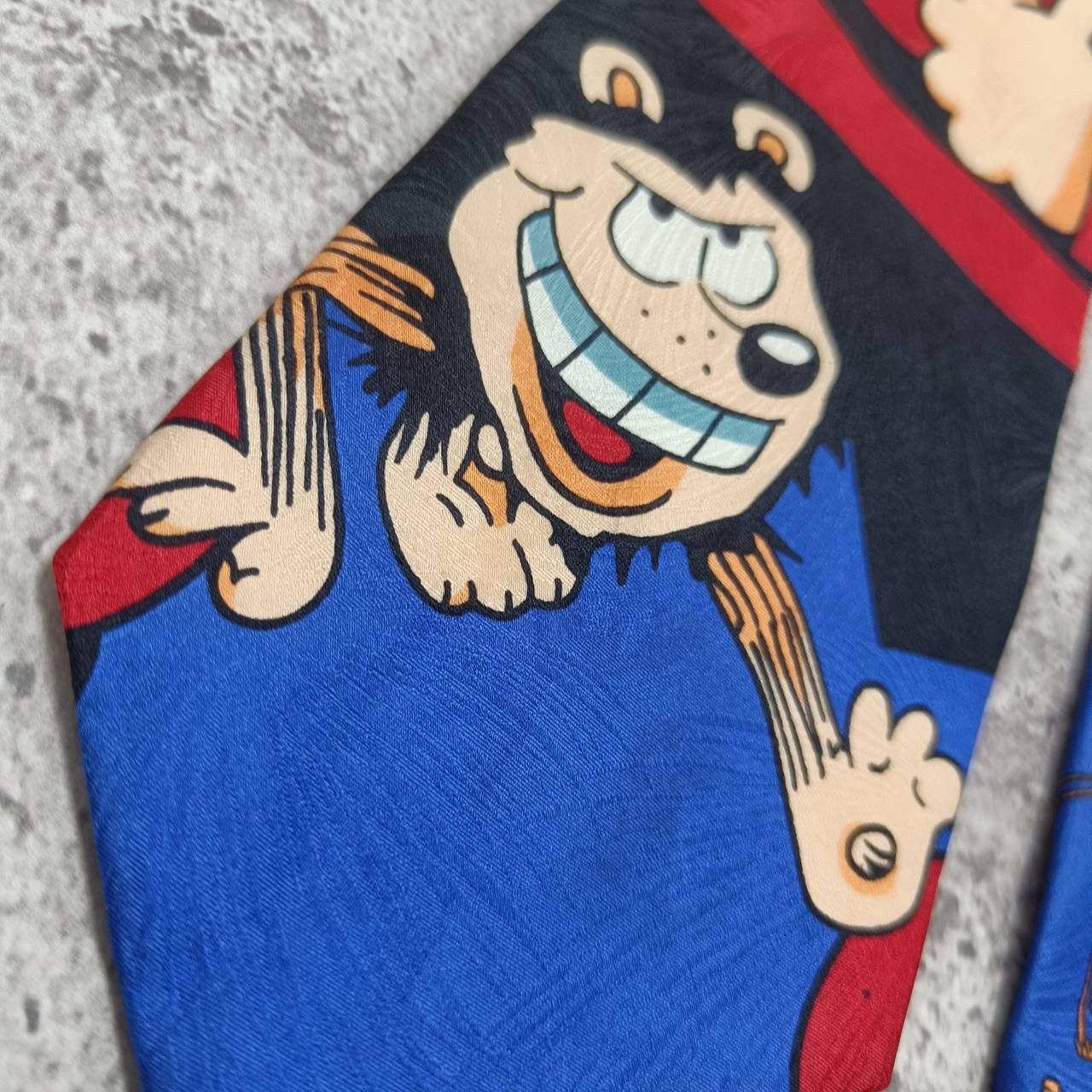 Vintage Vintage 90s Dennis The Menace silk Italy cartoon tie humor Size ONE SIZE - 2 Thumbnail
