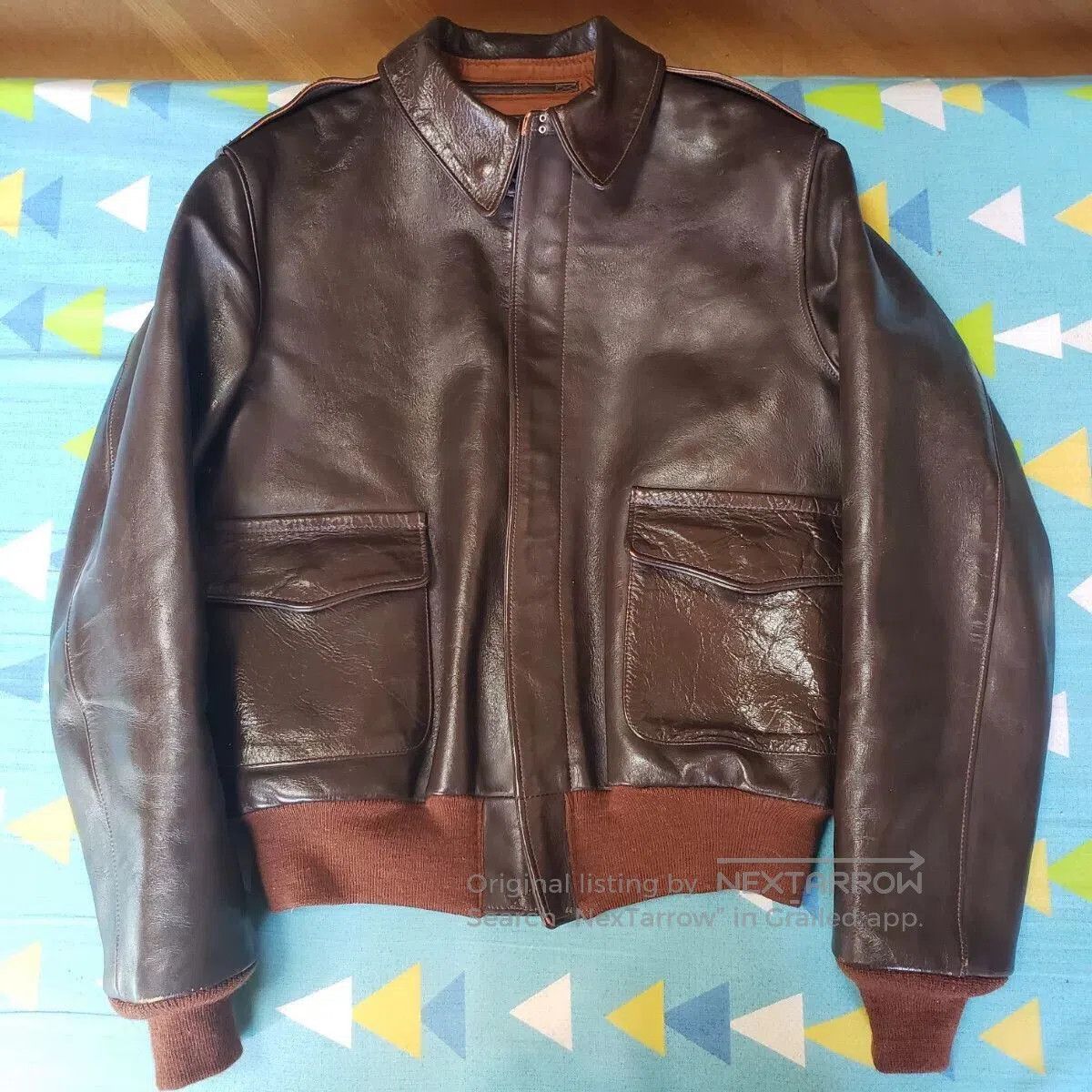 The Real McCoy's the real mccoy's a2 leather jacket. Size US S / EU 44-46 / 1 - 6 Thumbnail