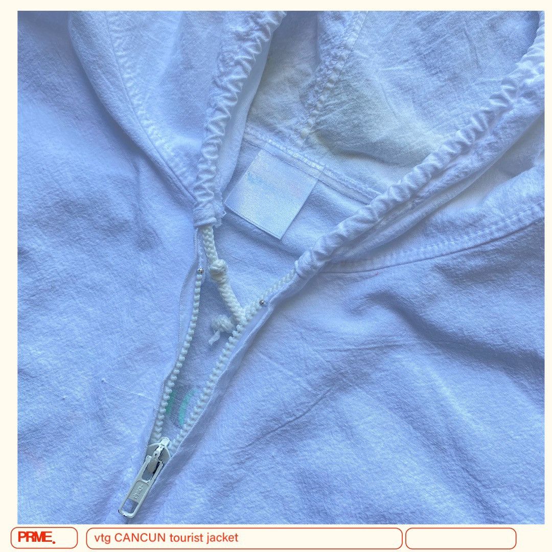Japanese Brand × Vintage vintage 90s CANCUN MEXICO Tourist Big Spellout zip up jacket Size US L / EU 52-54 / 3 - 17 Thumbnail